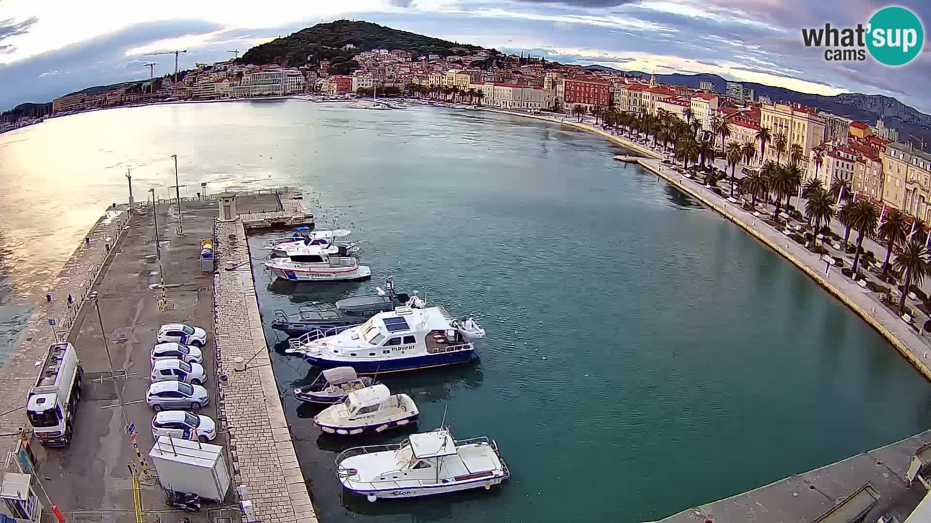 Webcam live Spalato riva e porto