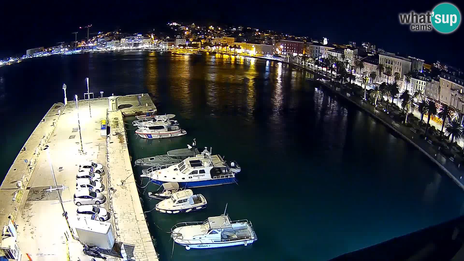 Webcam live Spalato riva e porto