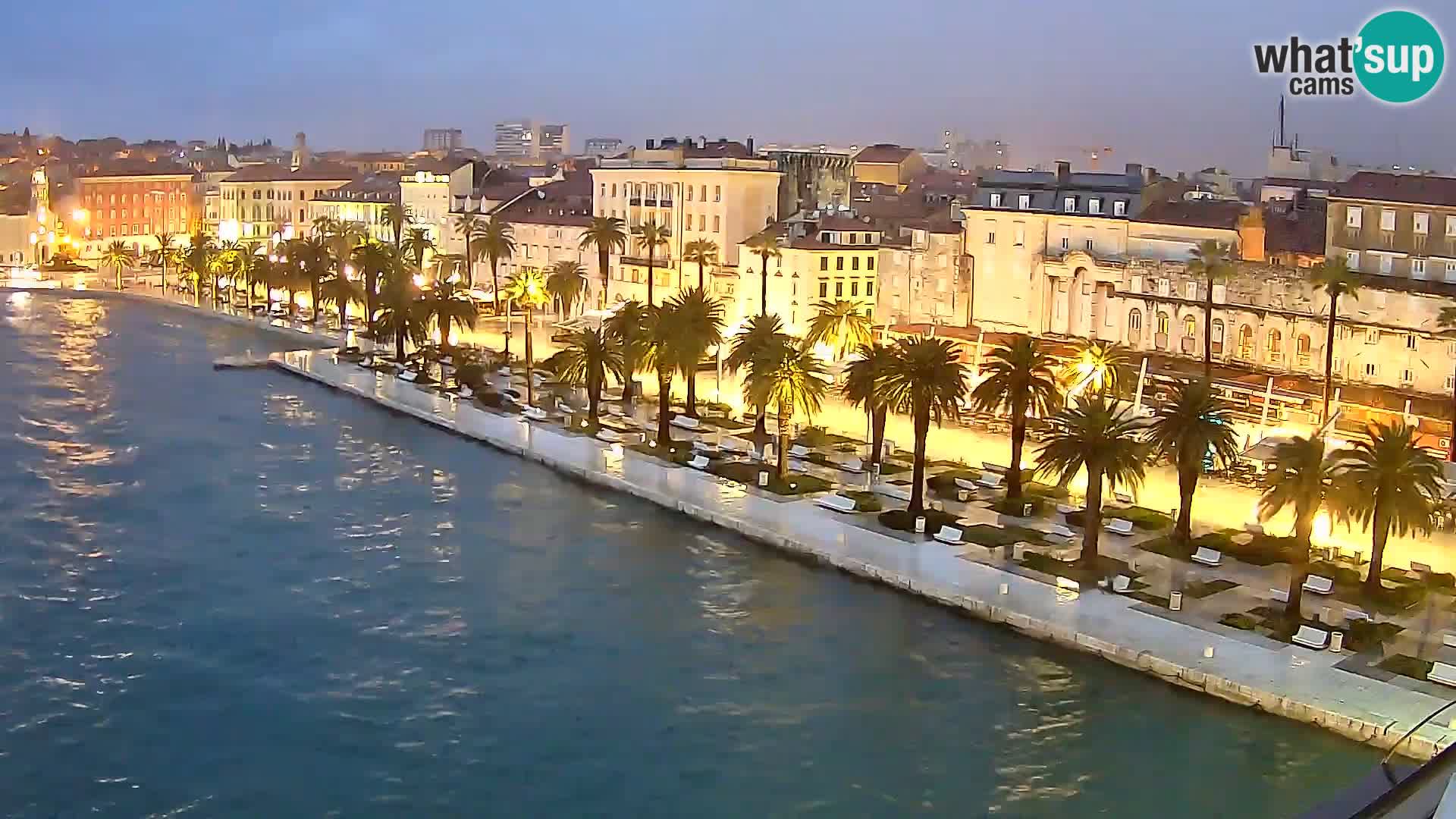 Webcam live Spalato riva e porto