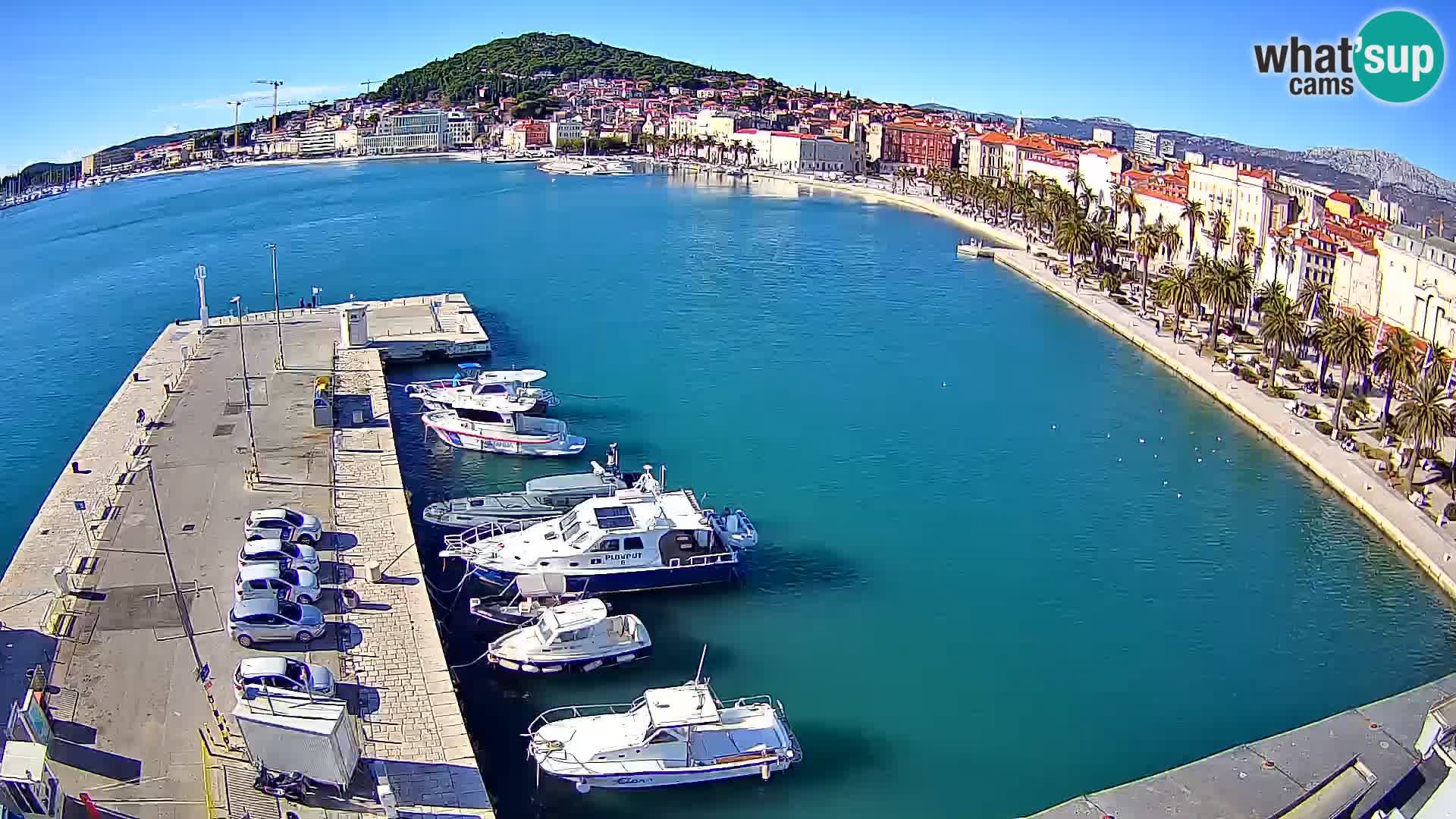 Webcam live Spalato riva e porto