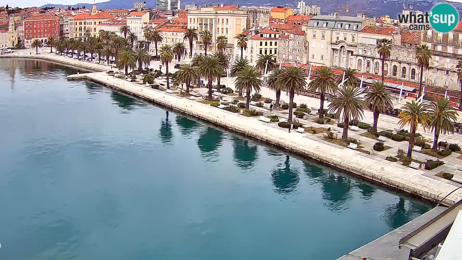 Webcam live Spalato riva e porto