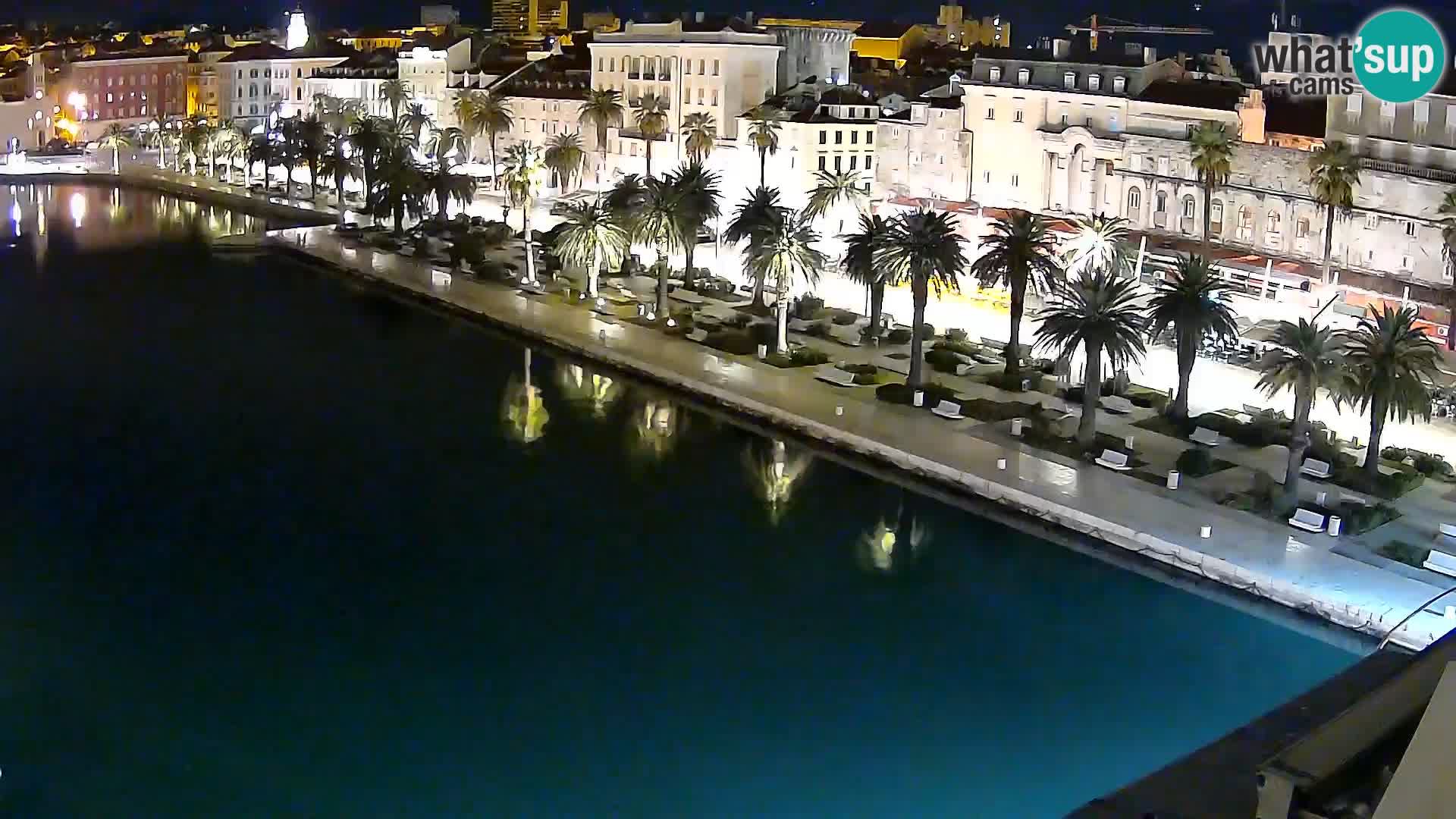 Webcam live Spalato riva e porto