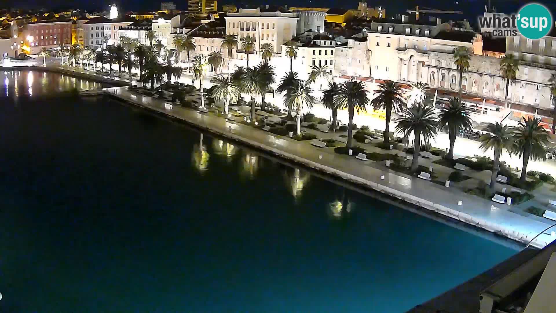 Webcam live Spalato riva e porto