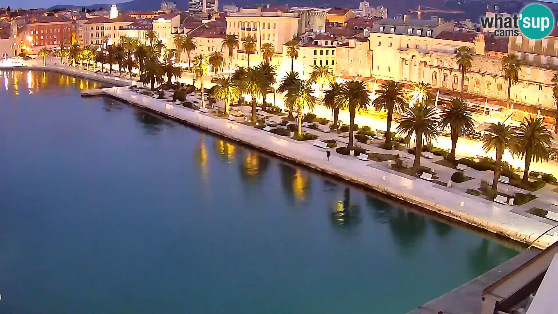 Split Riva Live webcam panorama