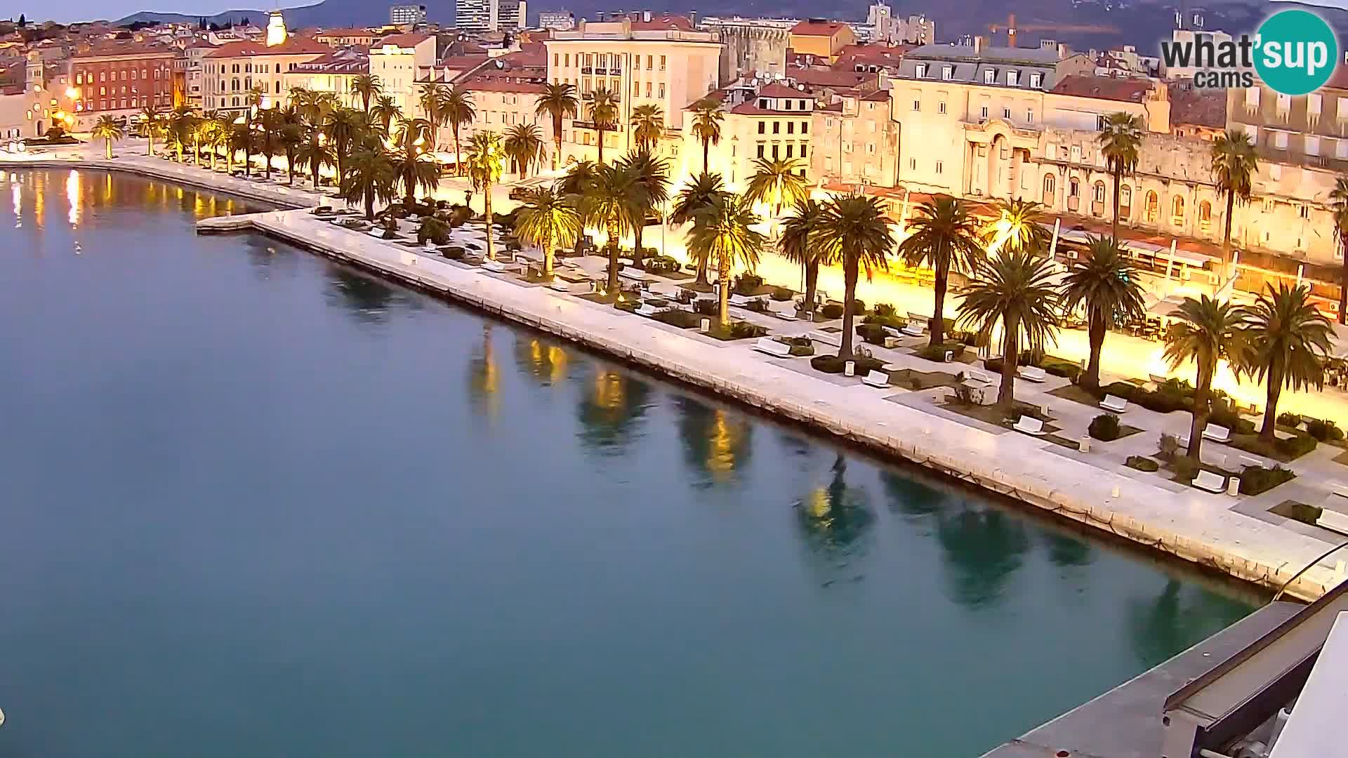 Webcam live Spalato riva e porto