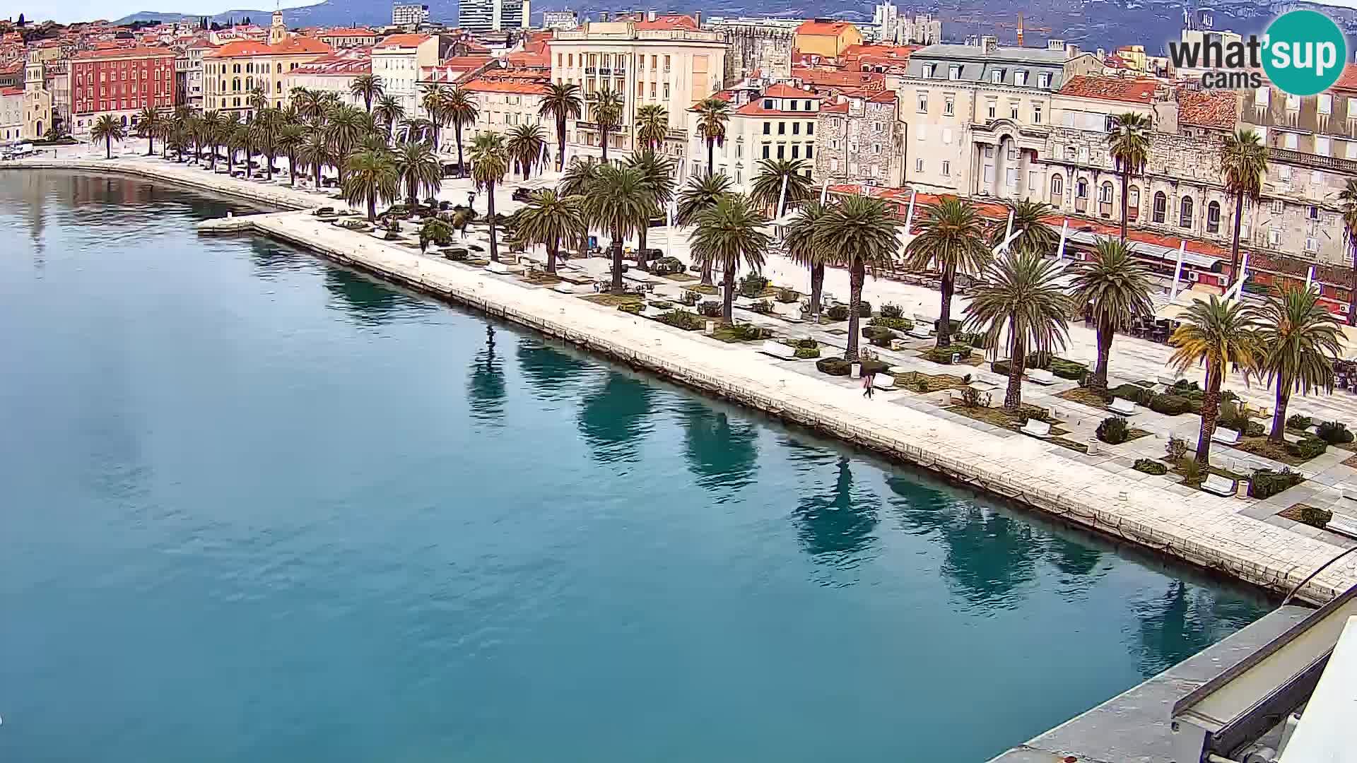 Webcam live Spalato riva e porto