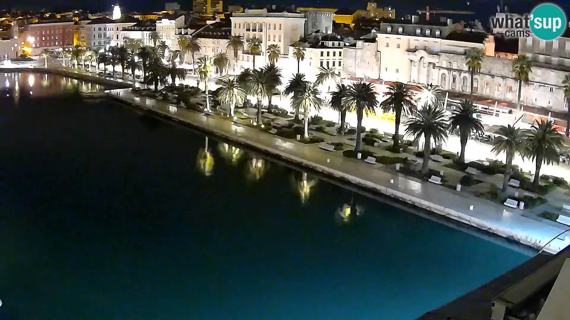 Webcam live Spalato riva e porto