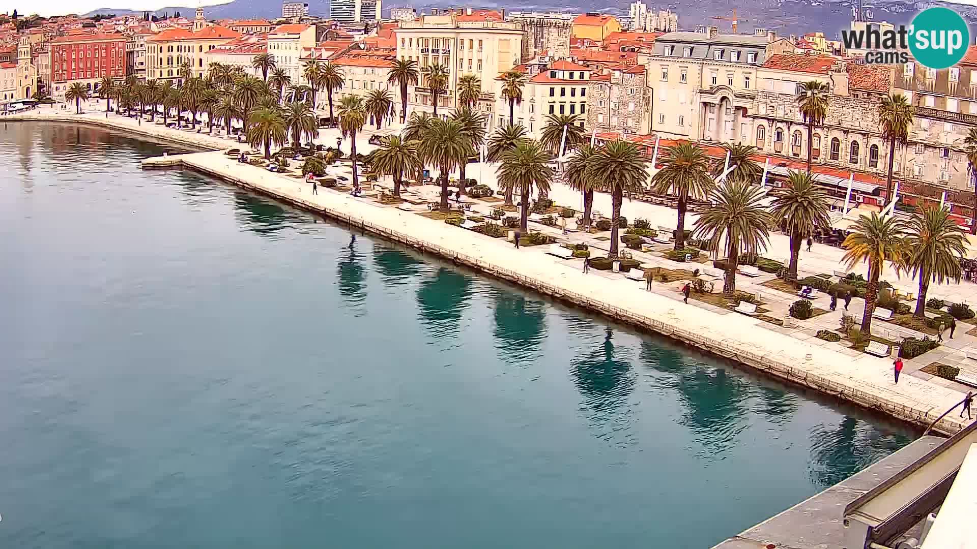 Webcam live Spalato riva e porto