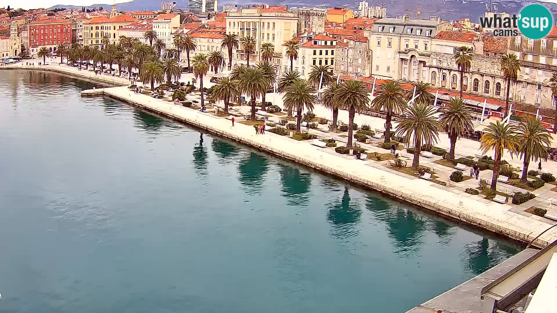 Webcam live Spalato riva e porto