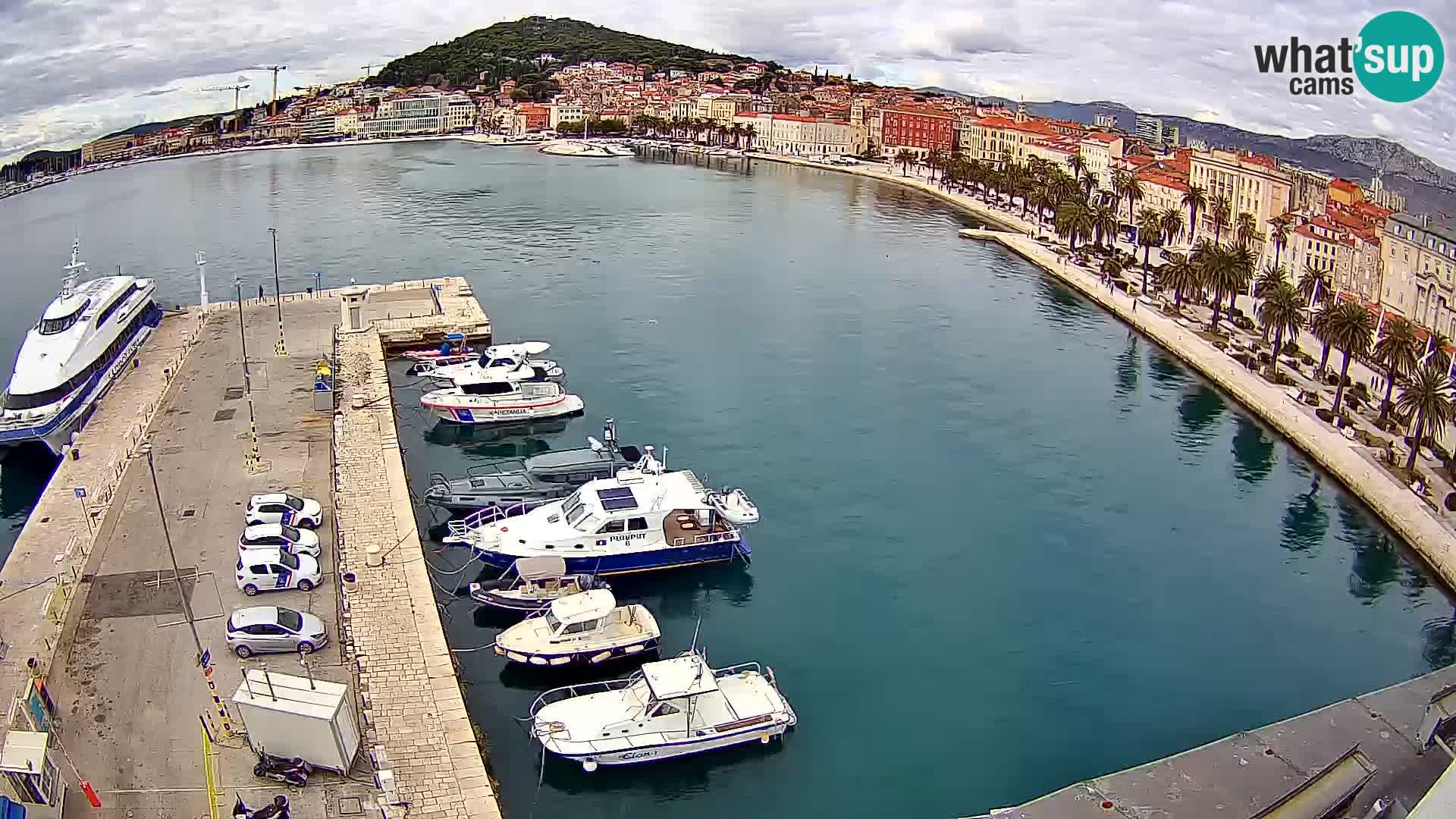 Webcam live Spalato riva e porto