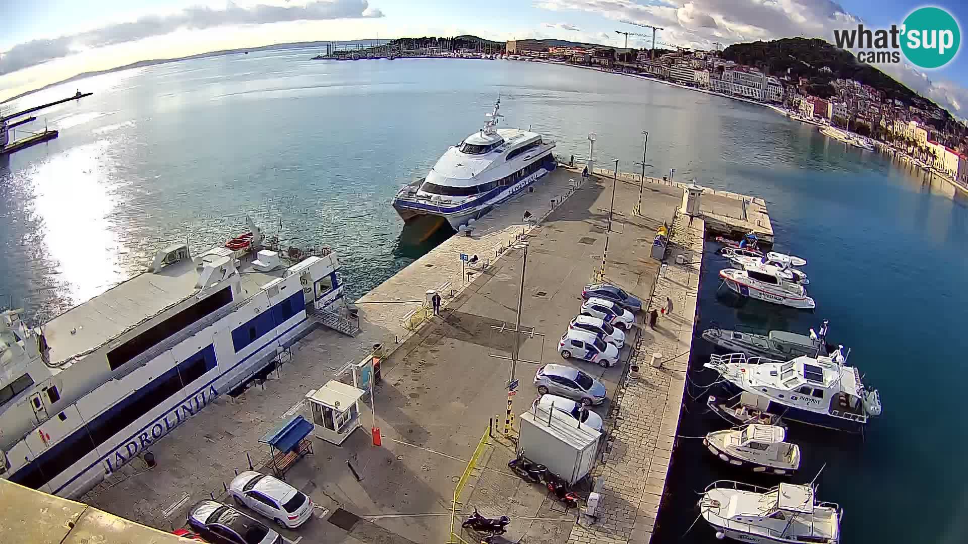 Webcam live Spalato riva e porto