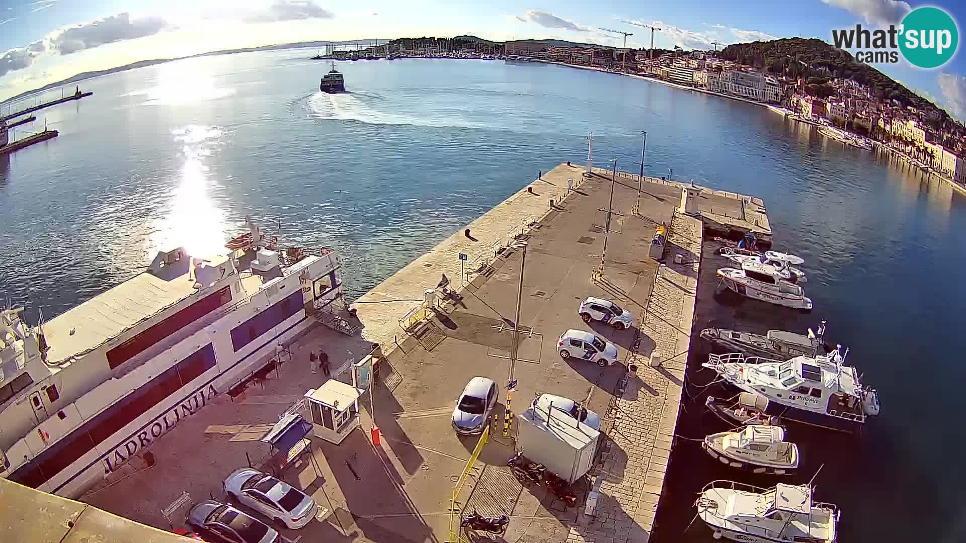 Webcam live Spalato riva e porto