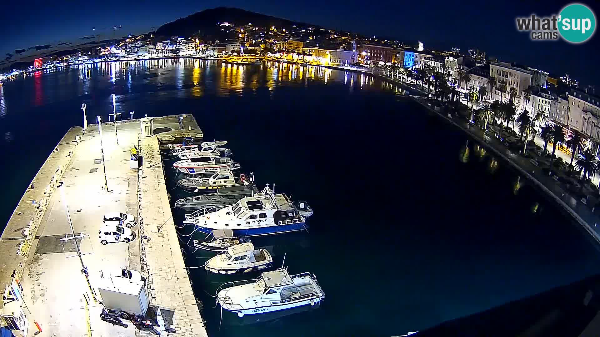 Webcam live Spalato riva e porto