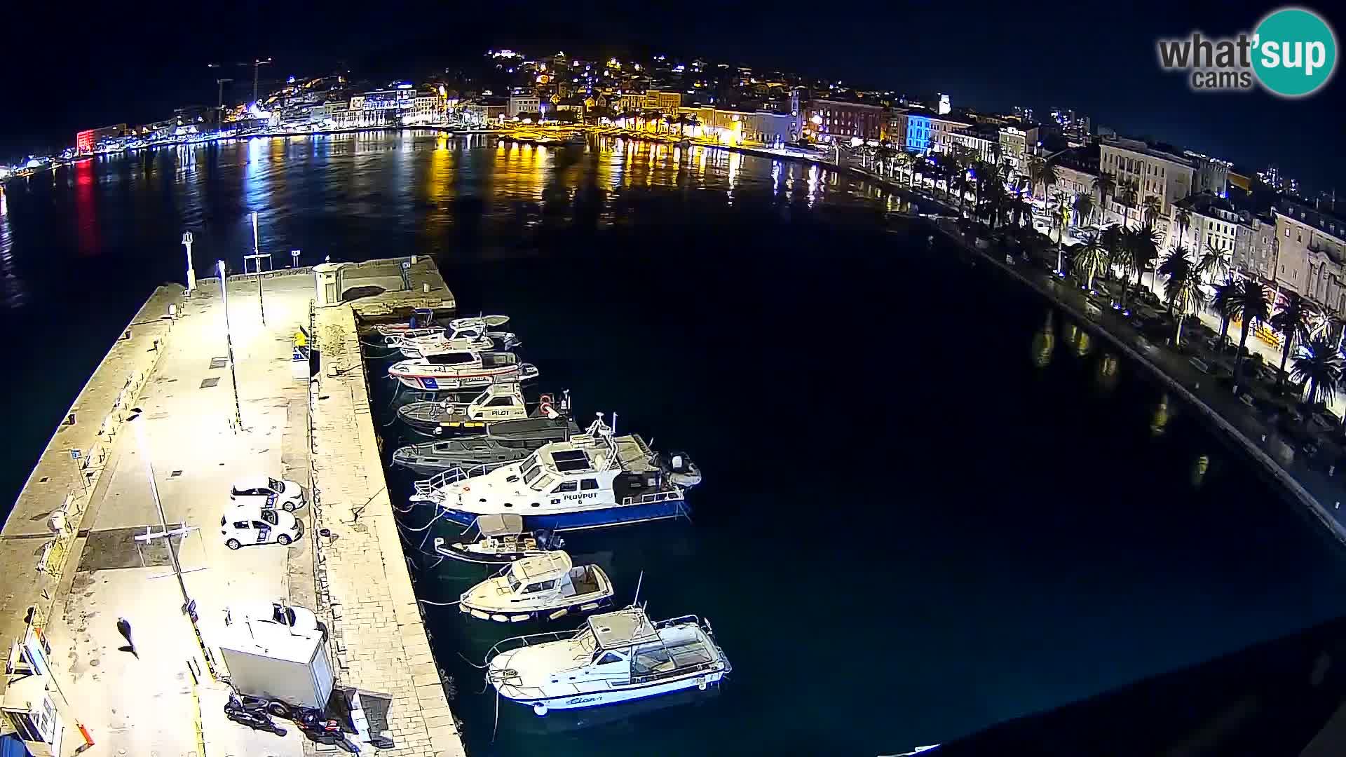 Webcam live Spalato riva e porto