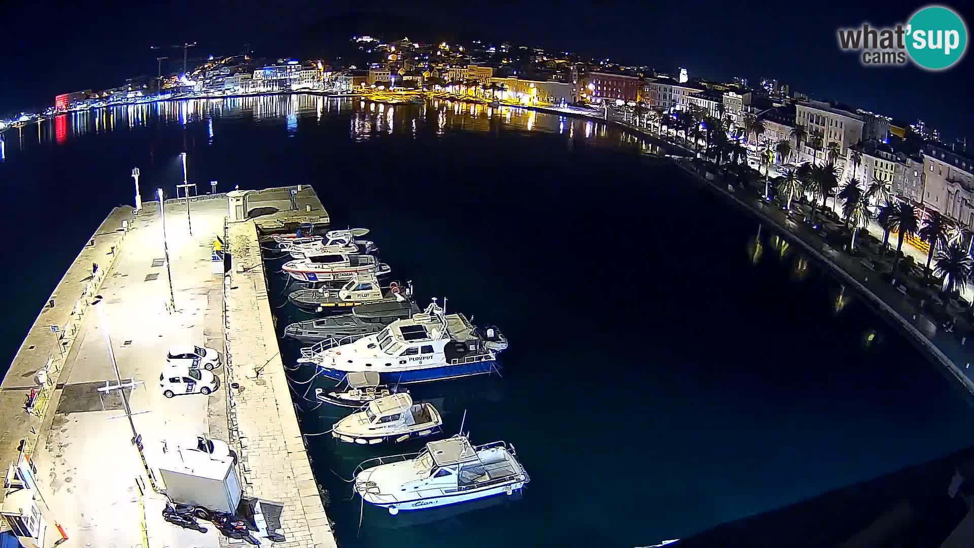 Webcam live Spalato riva e porto