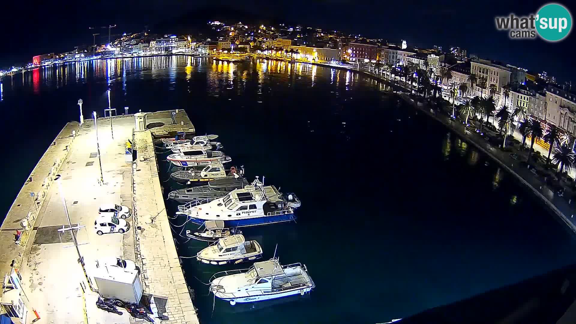 Webcam live Spalato riva e porto