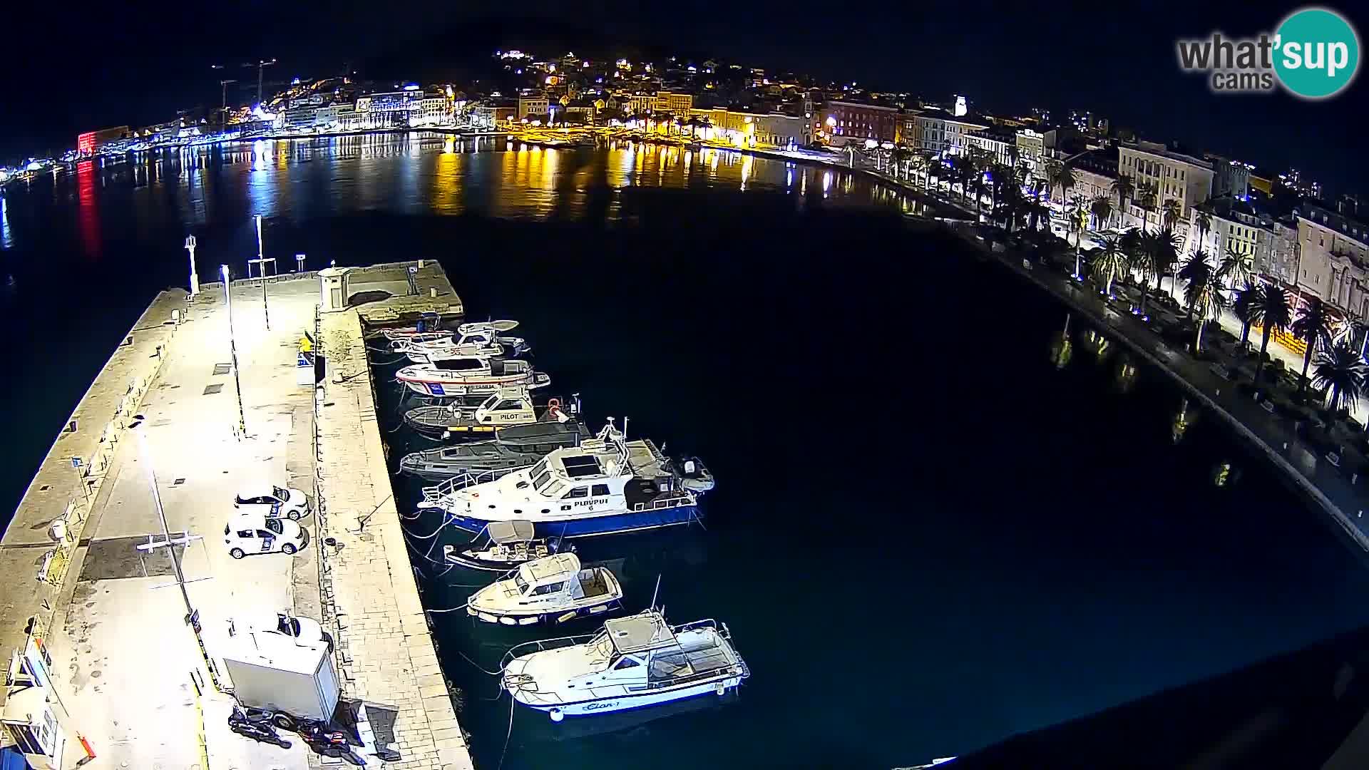 Webcam live Spalato riva e porto