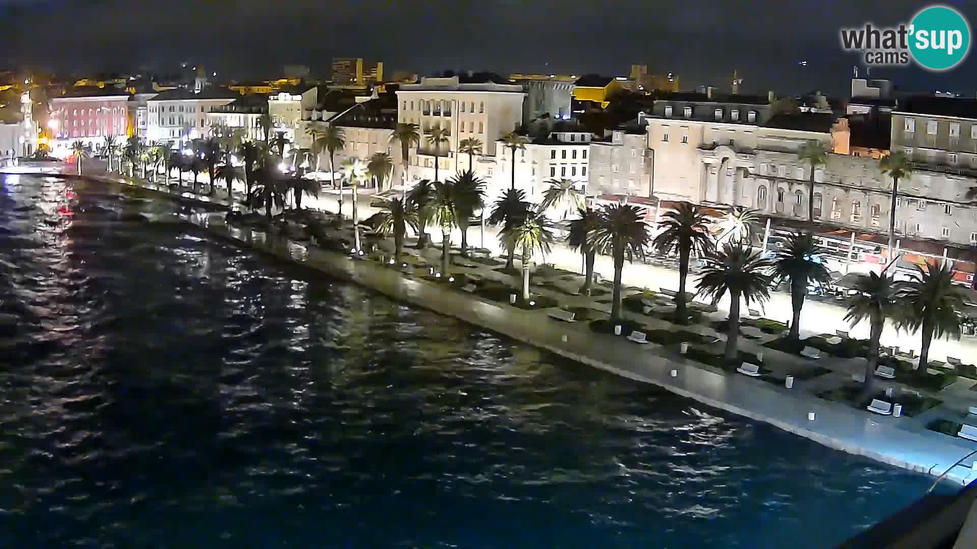 Webcam live Spalato riva e porto