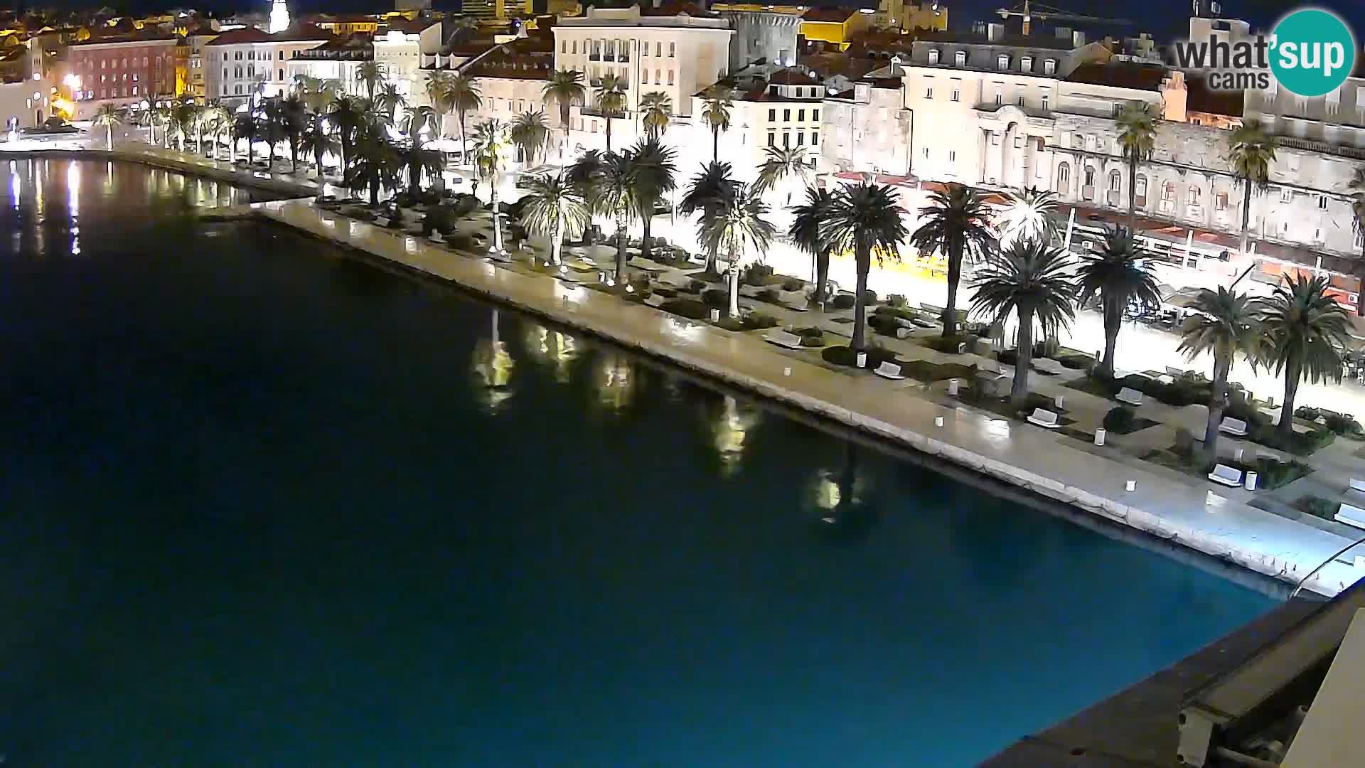 Webcam live Spalato riva e porto