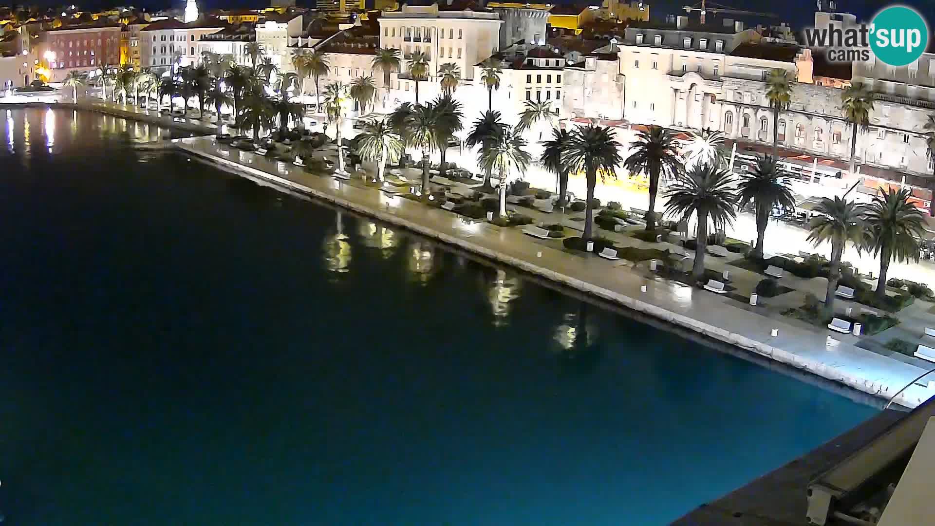 Webcam live Spalato riva e porto