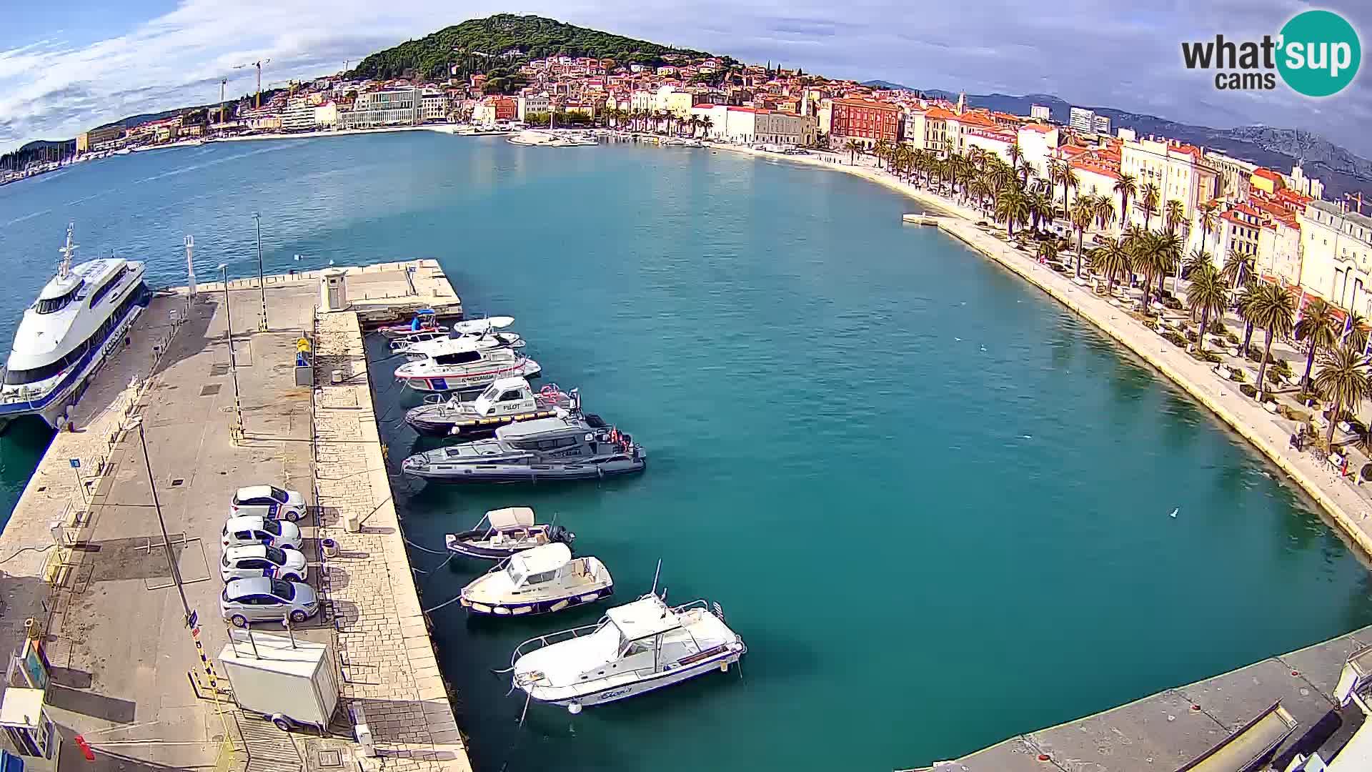 Webcam live Spalato riva e porto