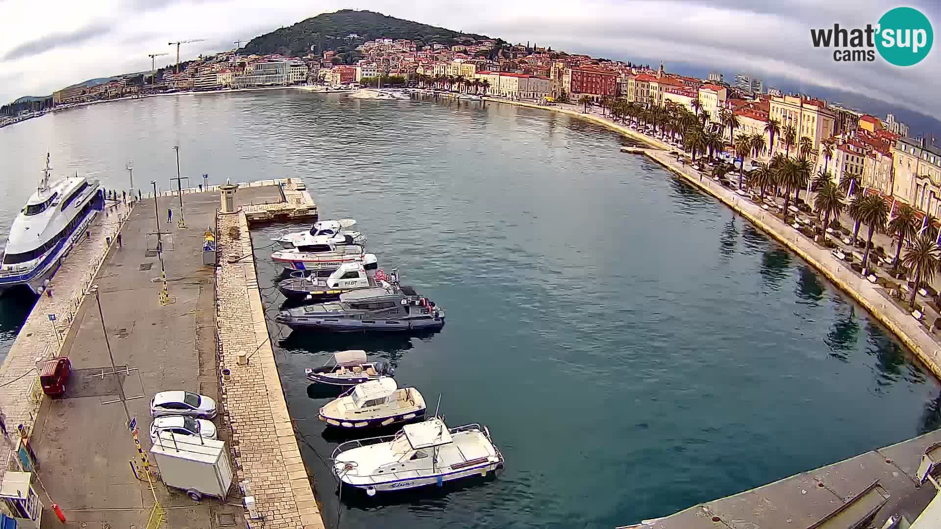 Webcam live Spalato riva e porto