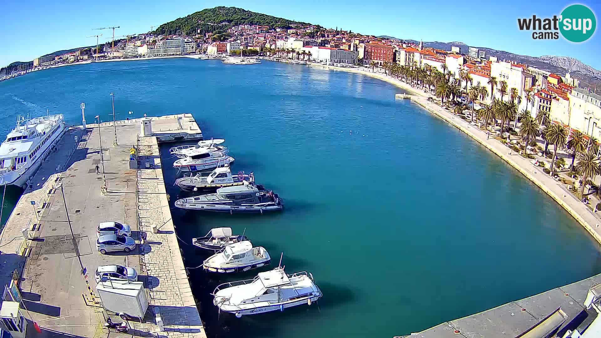 Webcam live Spalato riva e porto