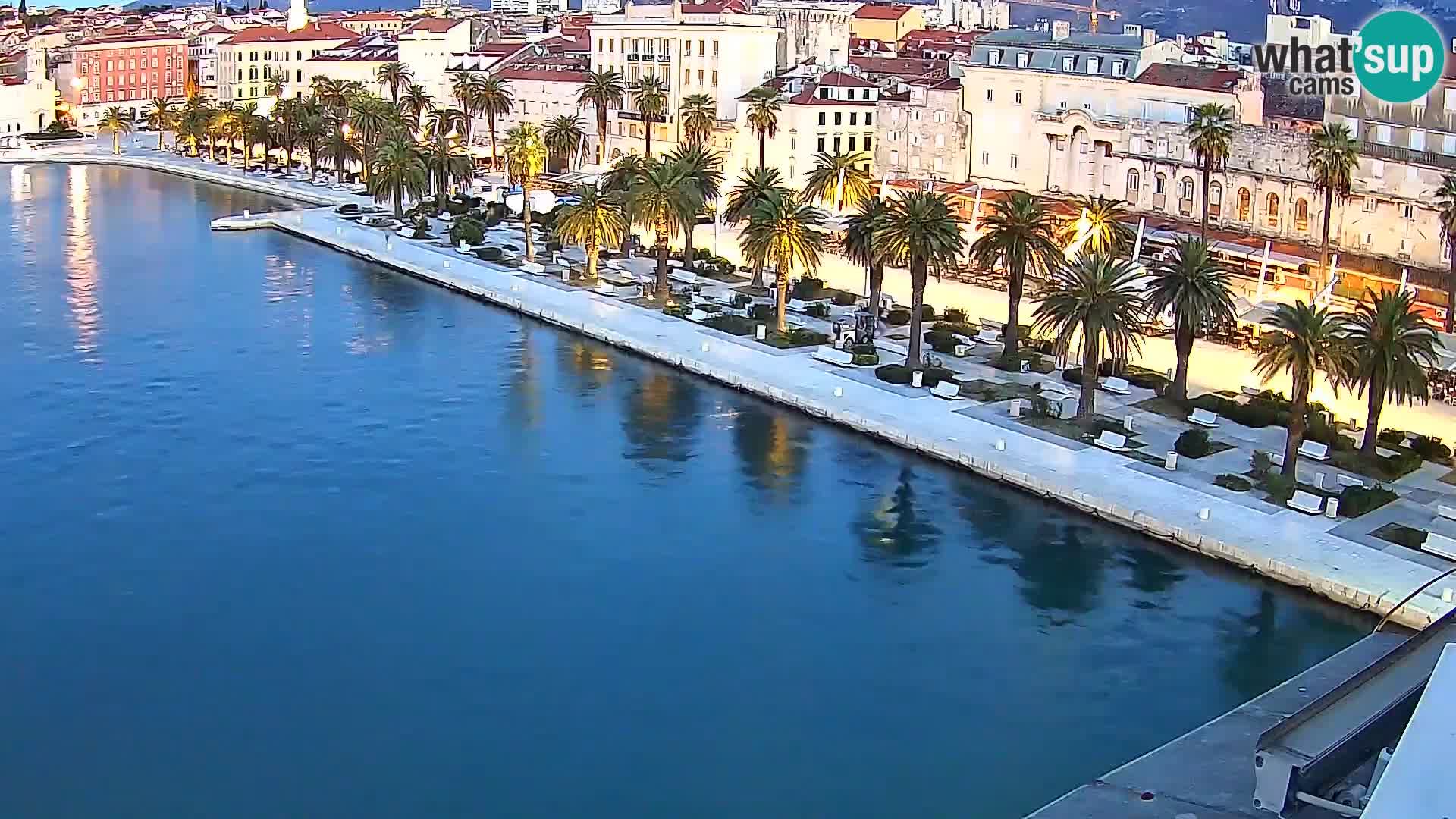 Split Riva Live webcam panorama