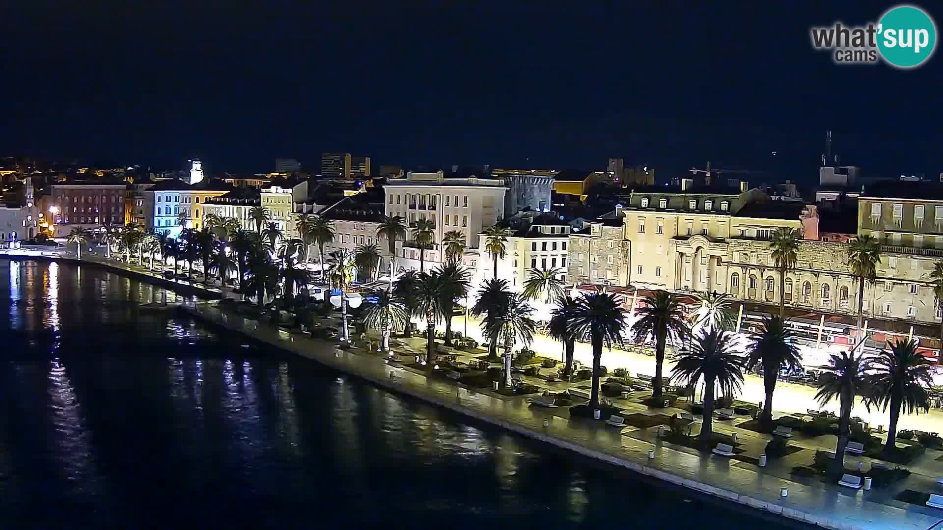 Webcam live Spalato riva e porto