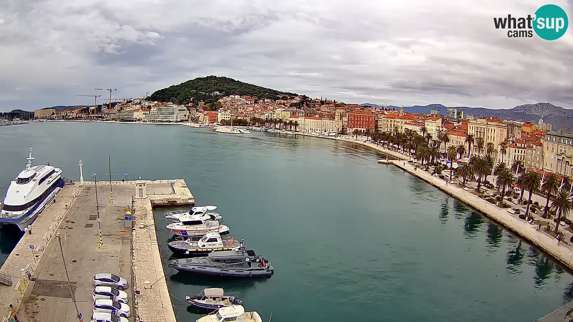 Webcam live Spalato riva e porto