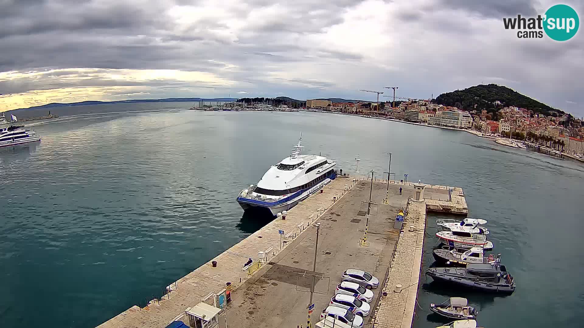 Webcam live Spalato riva e porto