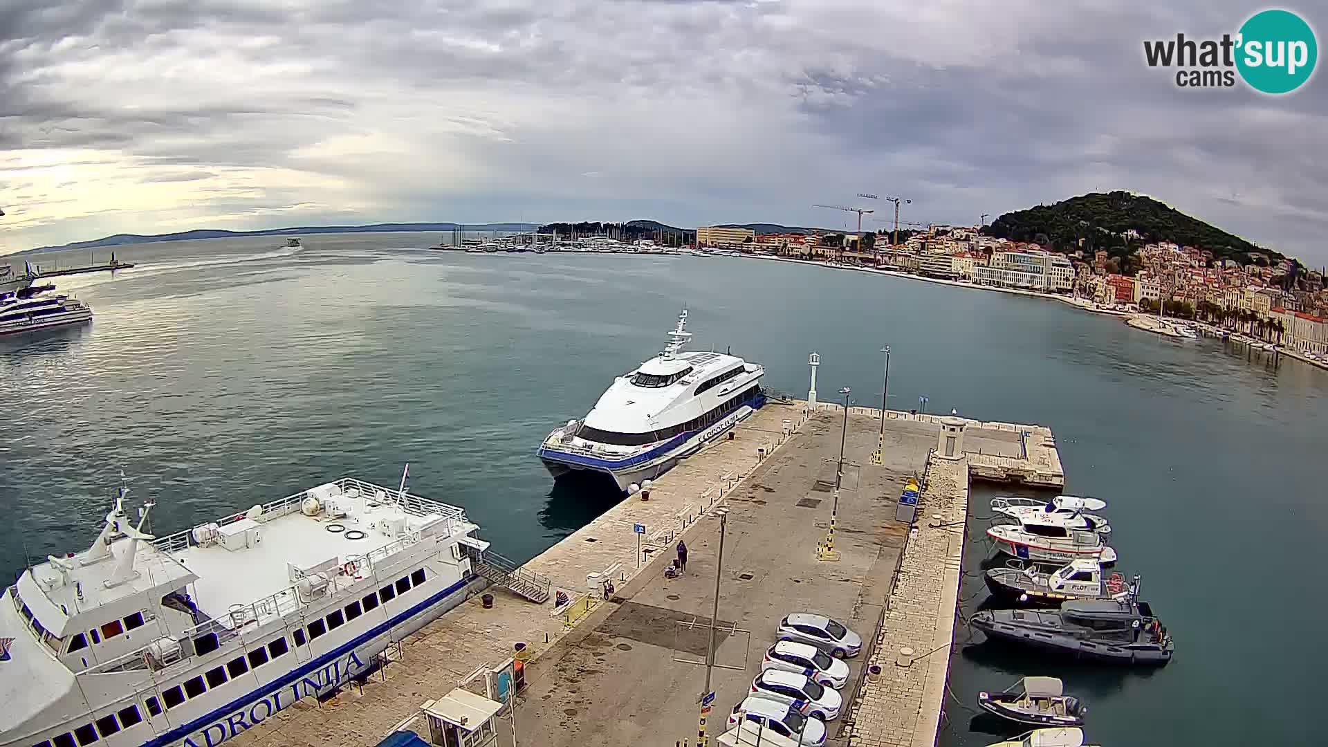 Webcam live Spalato riva e porto