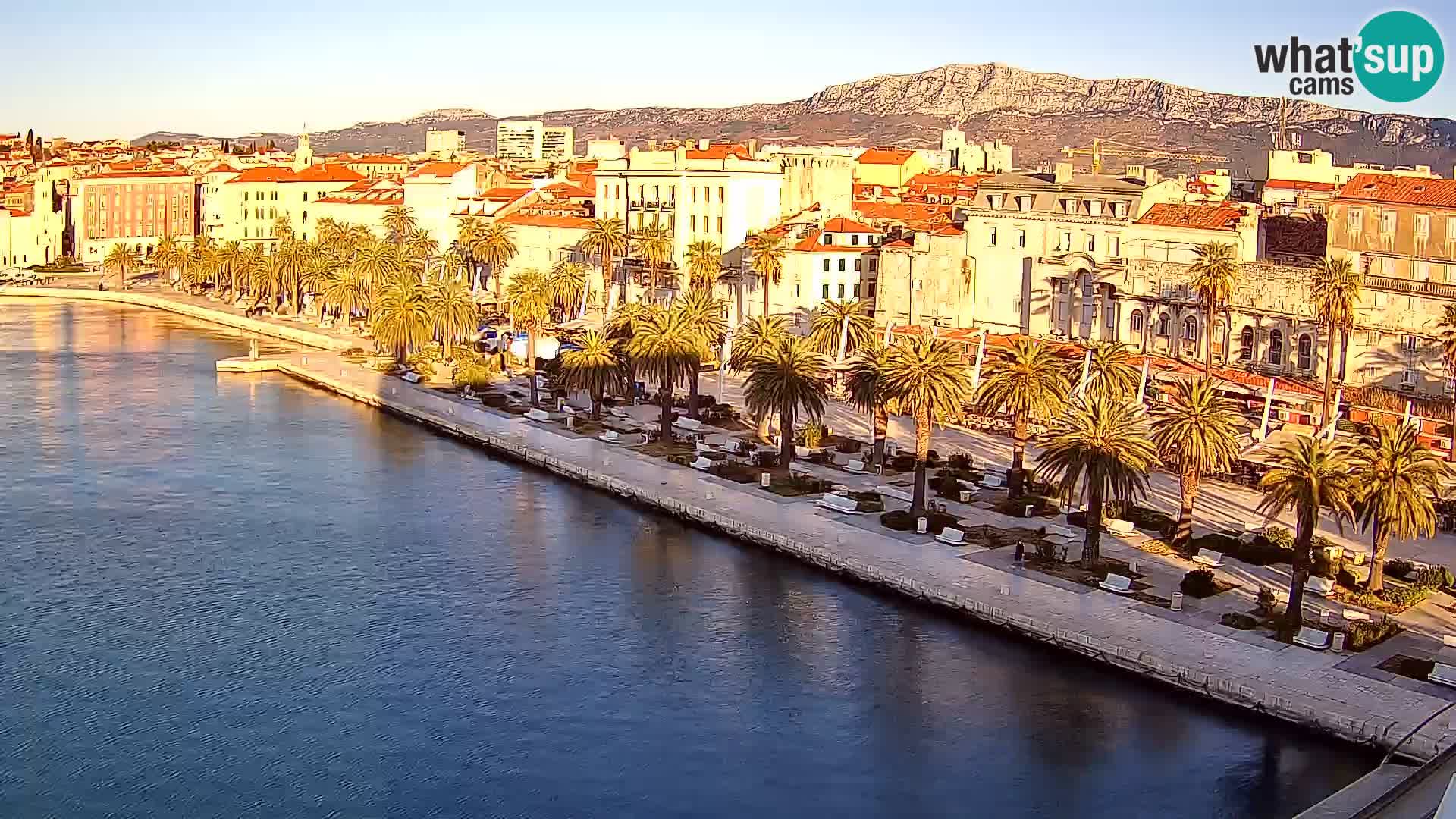 Split Riva Live webcam panorama