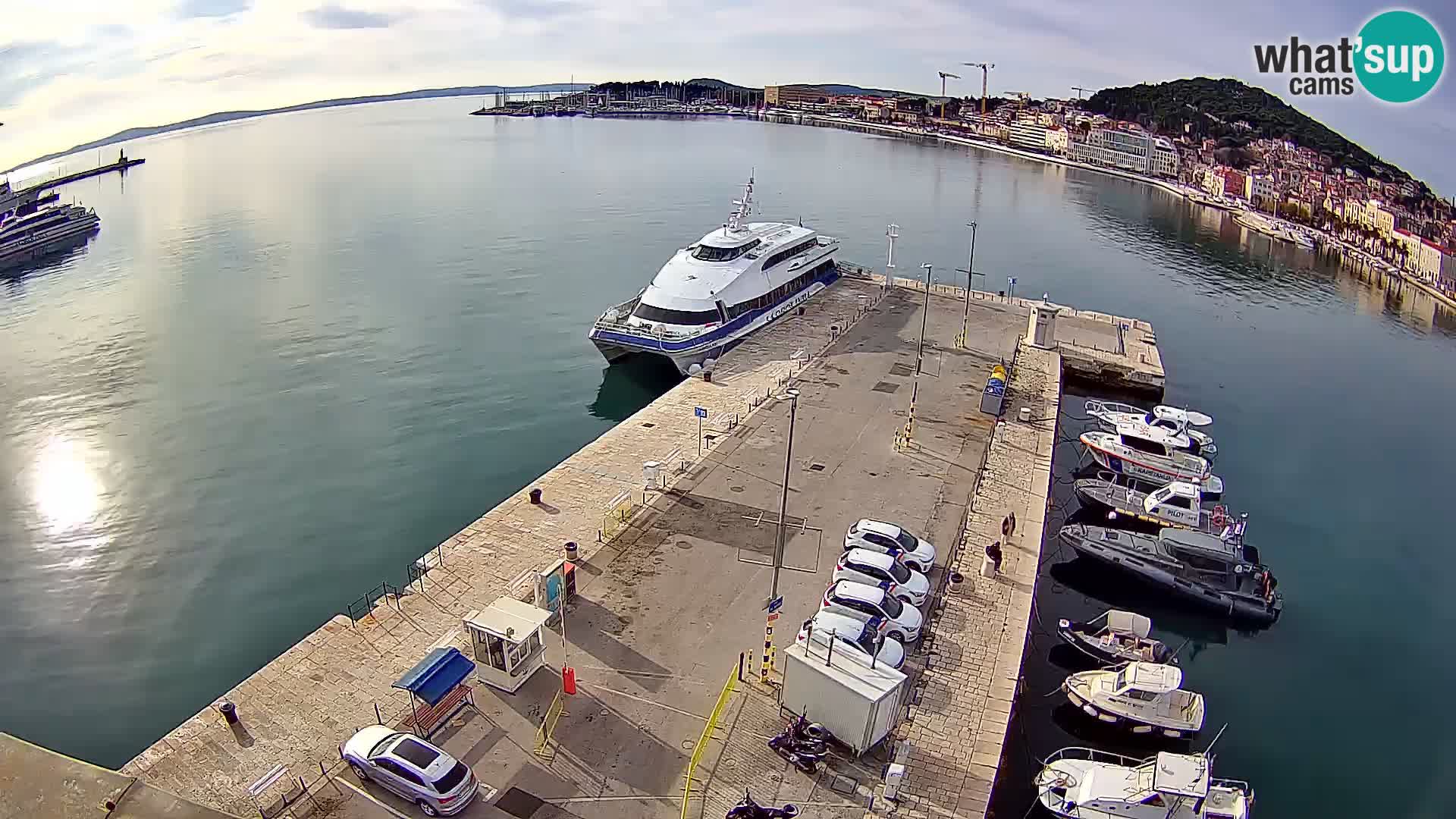 Webcam live Spalato riva e porto