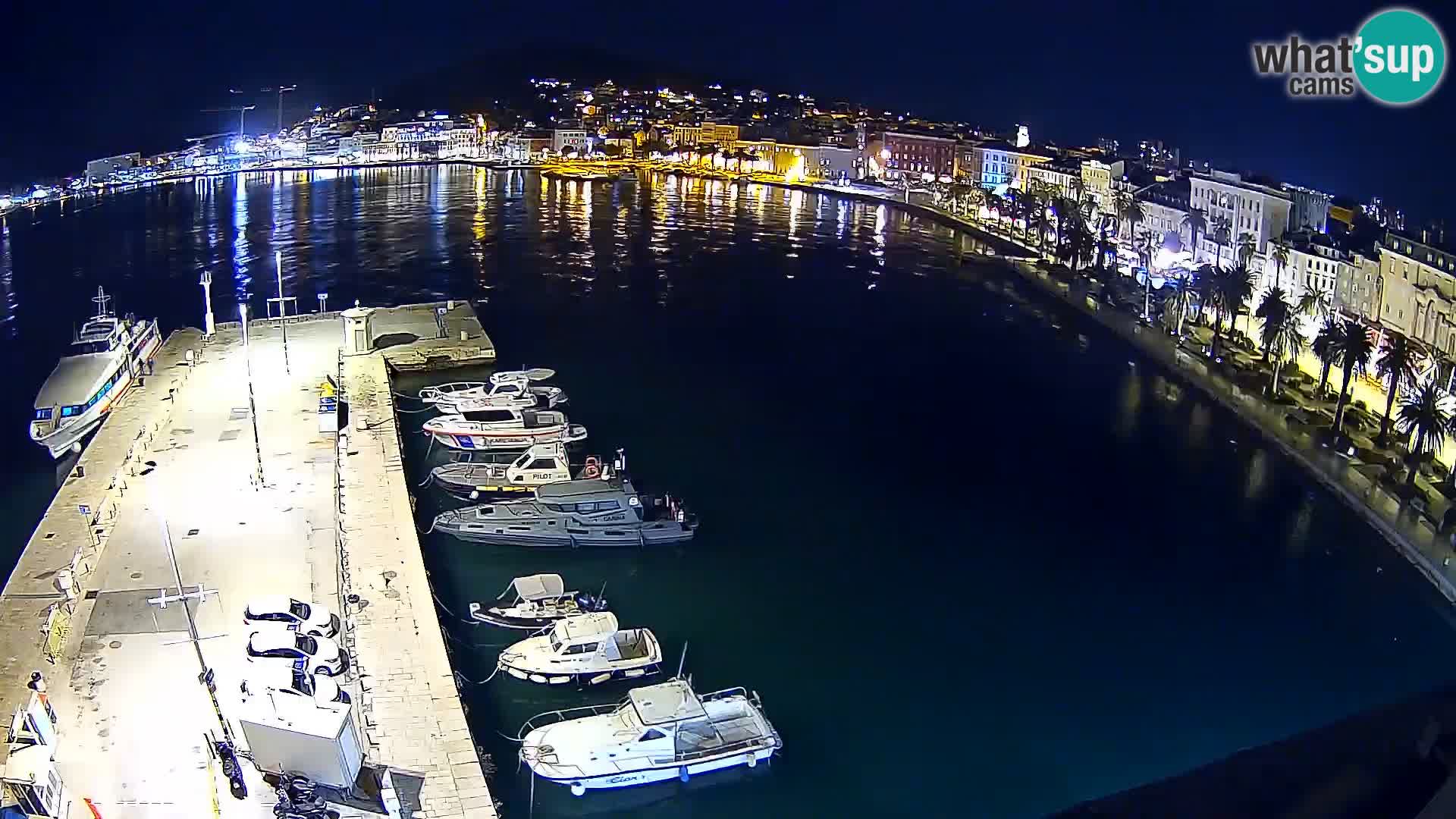 Webcam live Spalato riva e porto