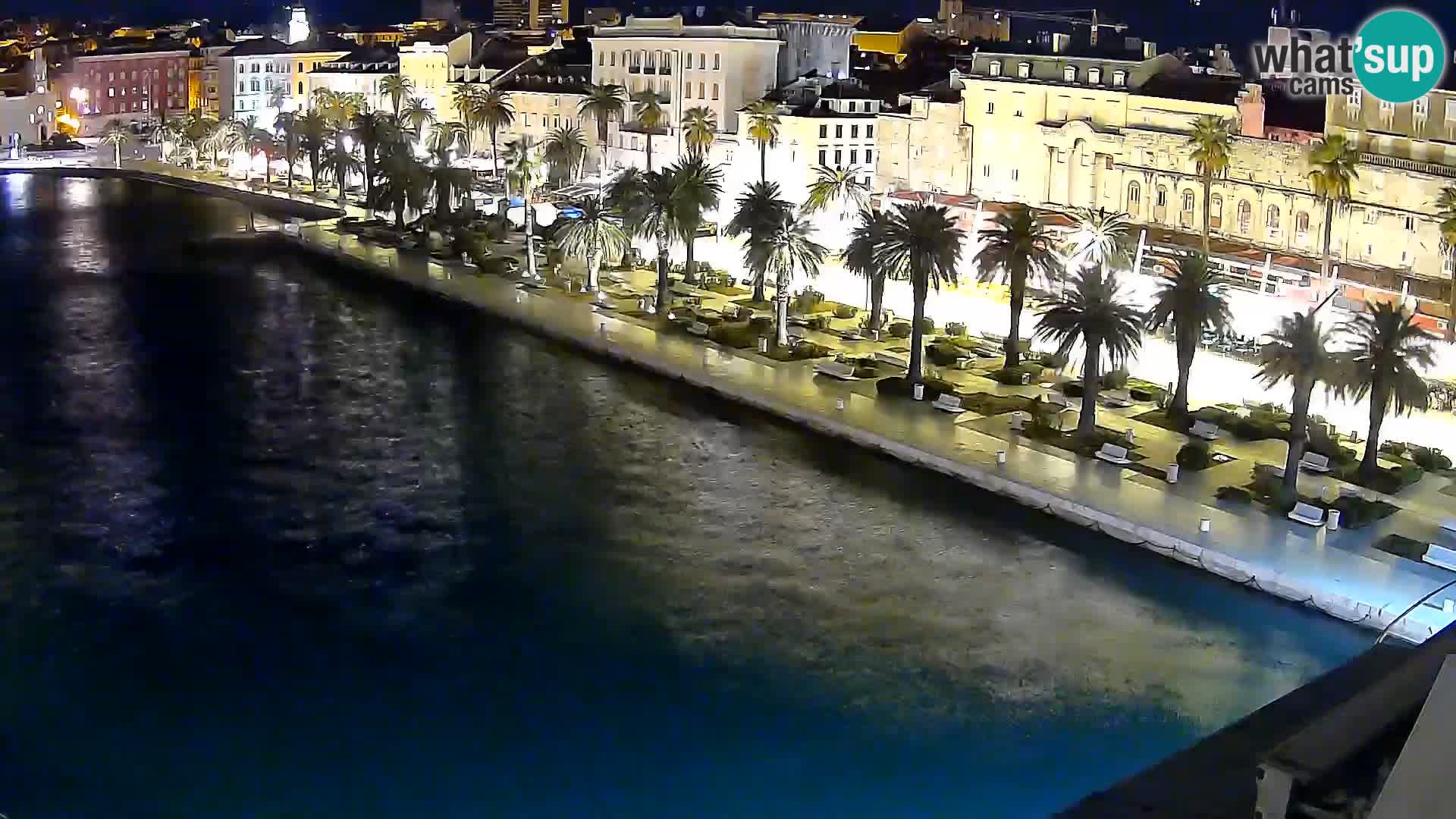 Webcam live Spalato riva e porto