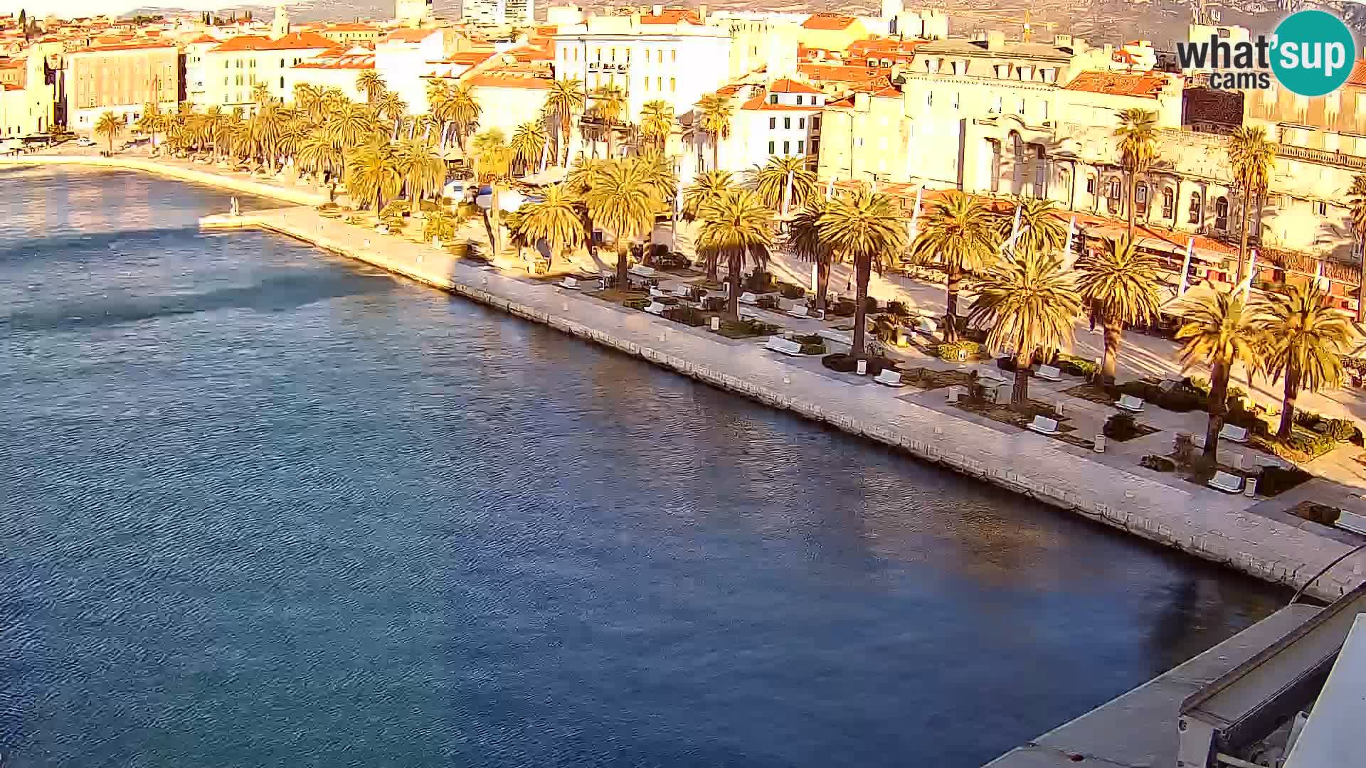 Split Riva Live webcam panorama