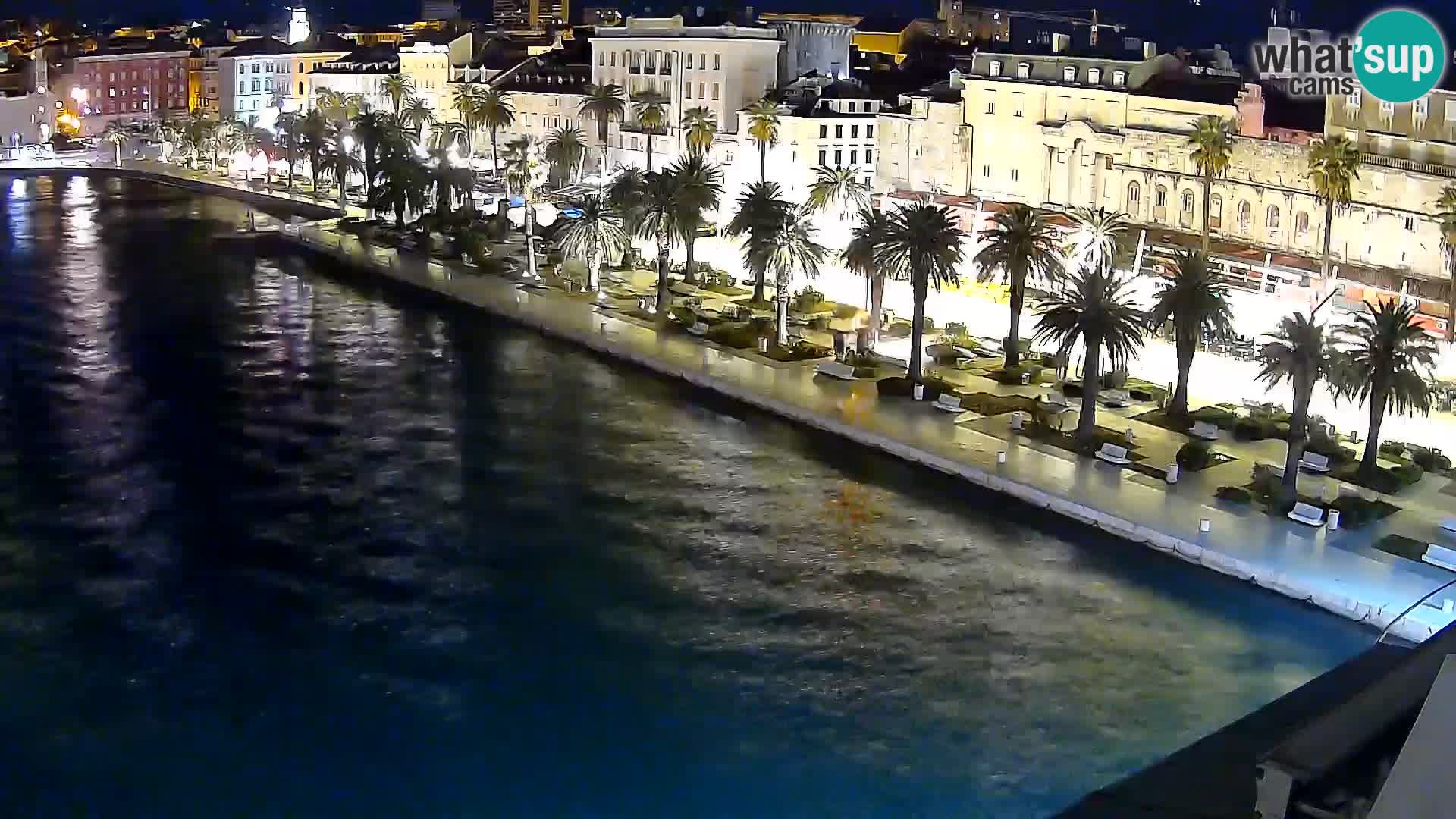 Webcam live Spalato riva e porto