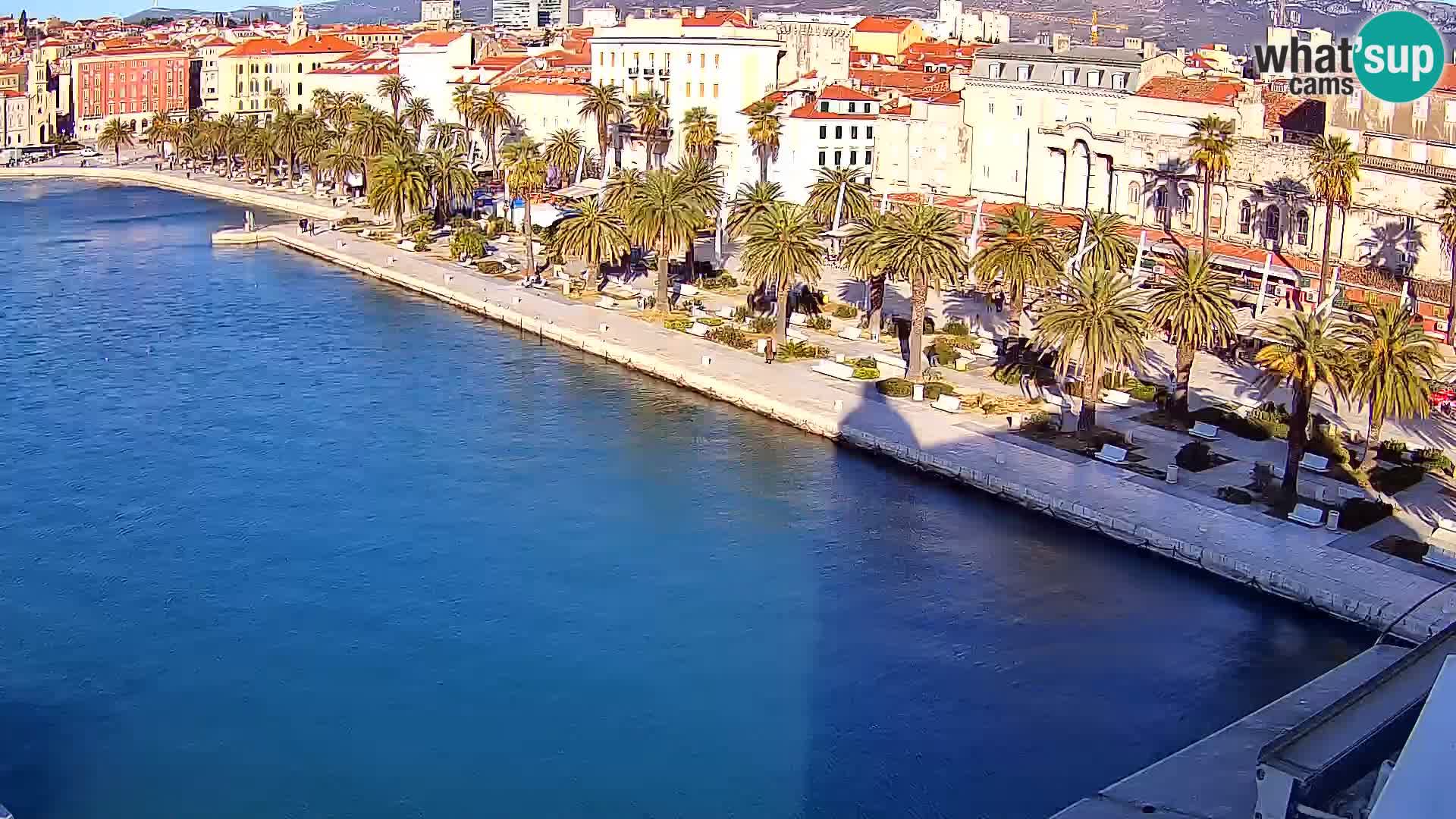 Webcam live Spalato riva e porto