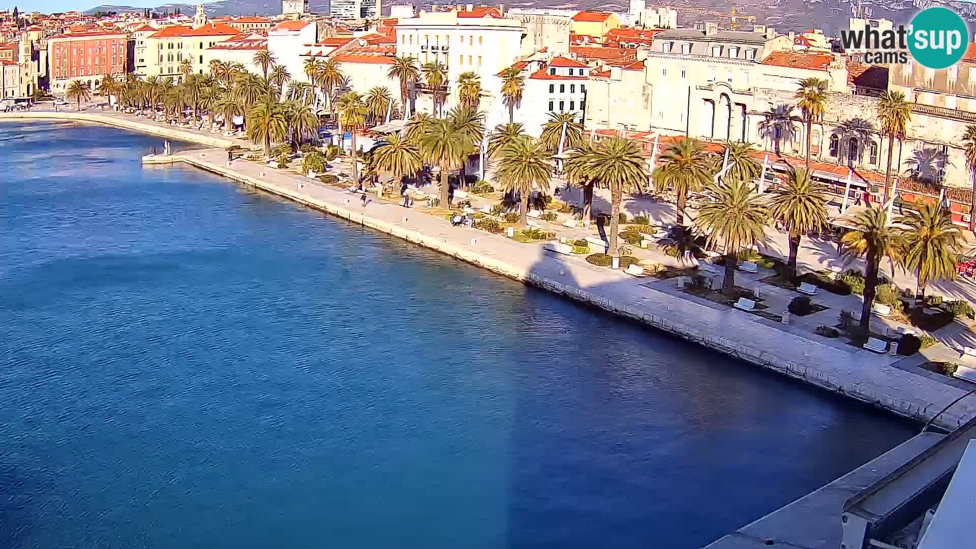 Webcam live Spalato riva e porto