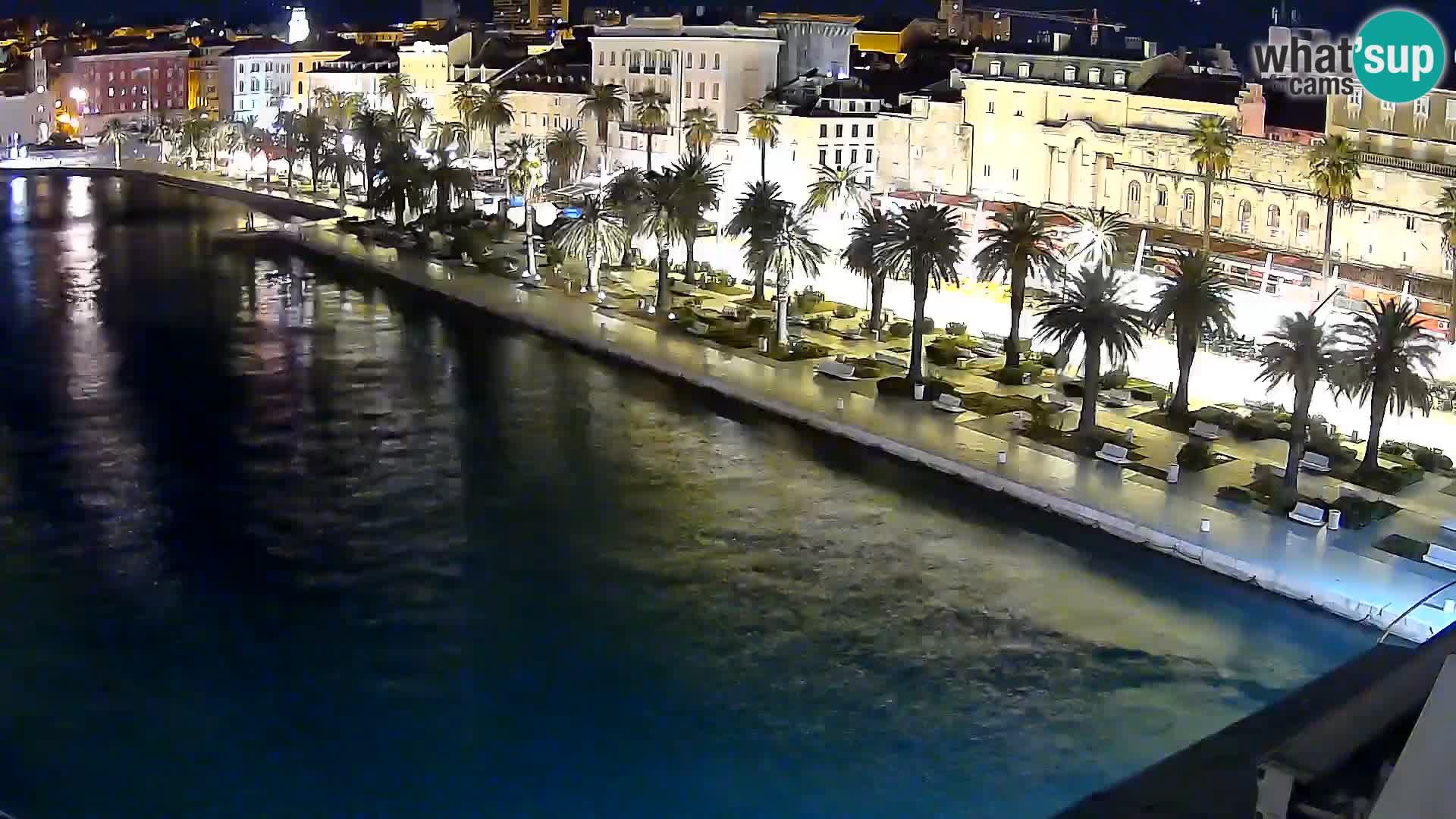 Webcam live Spalato riva e porto