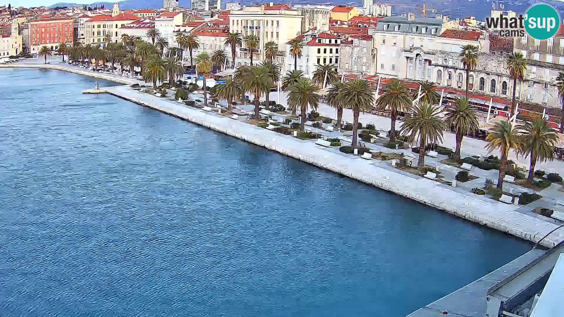 Webcam live Spalato riva e porto