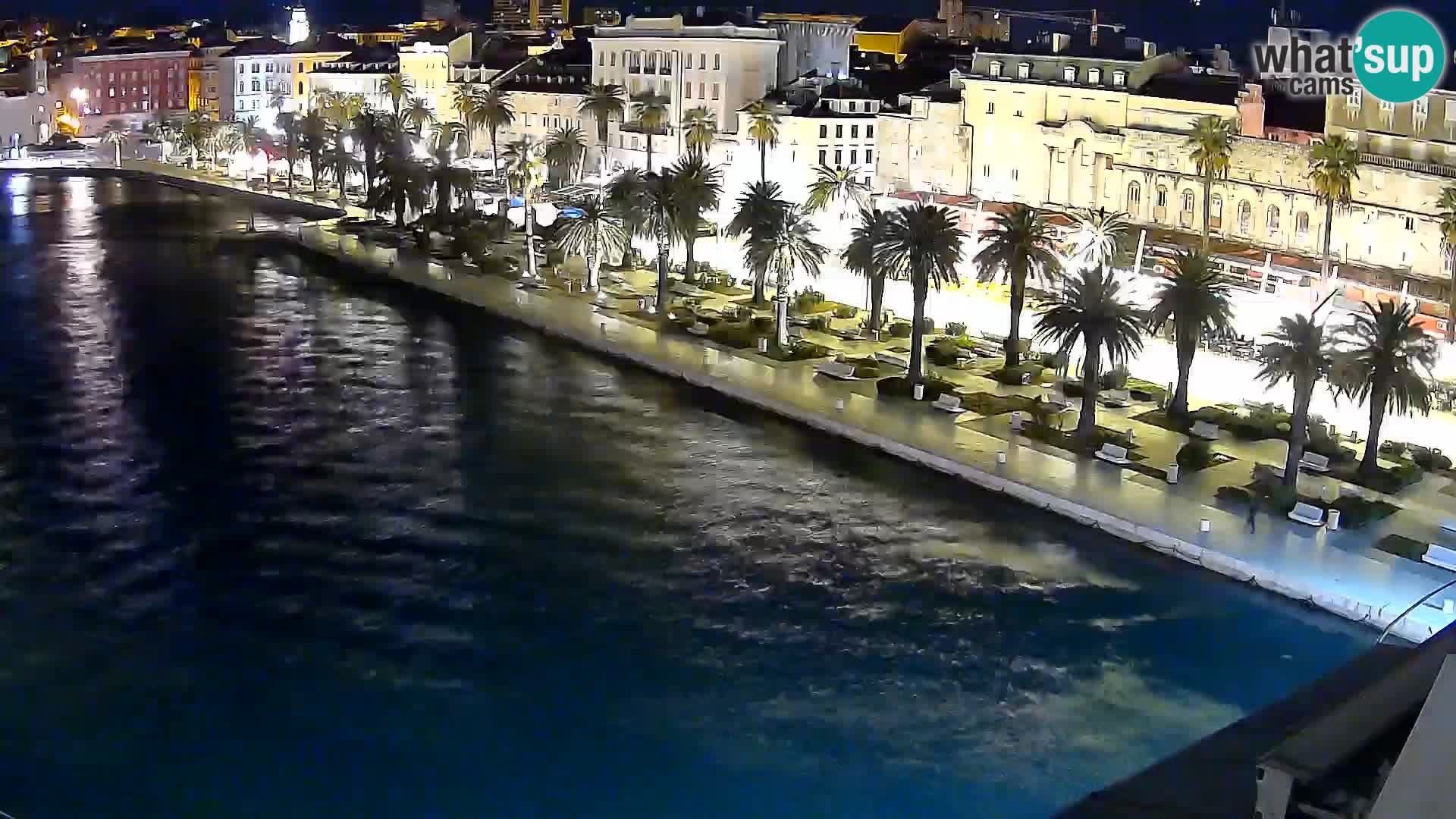 Webcam live Spalato riva e porto