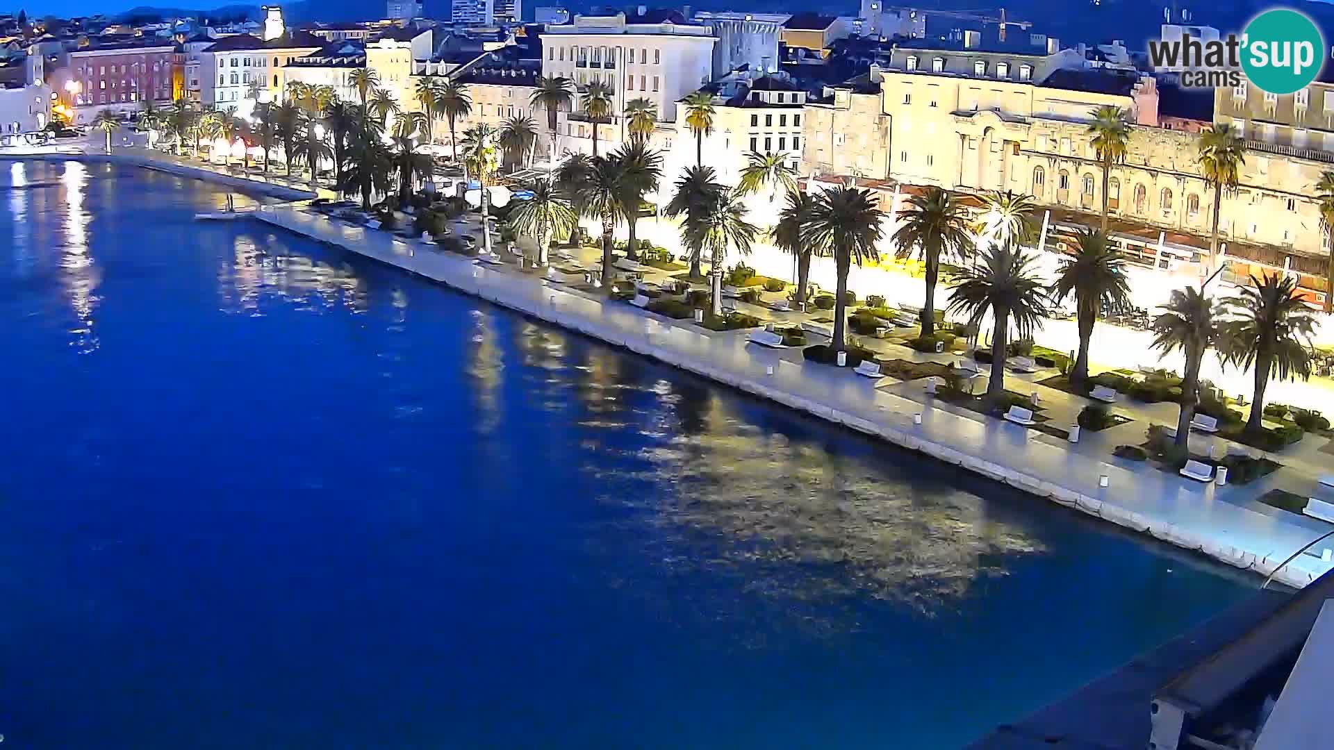 Webcam live Spalato riva e porto