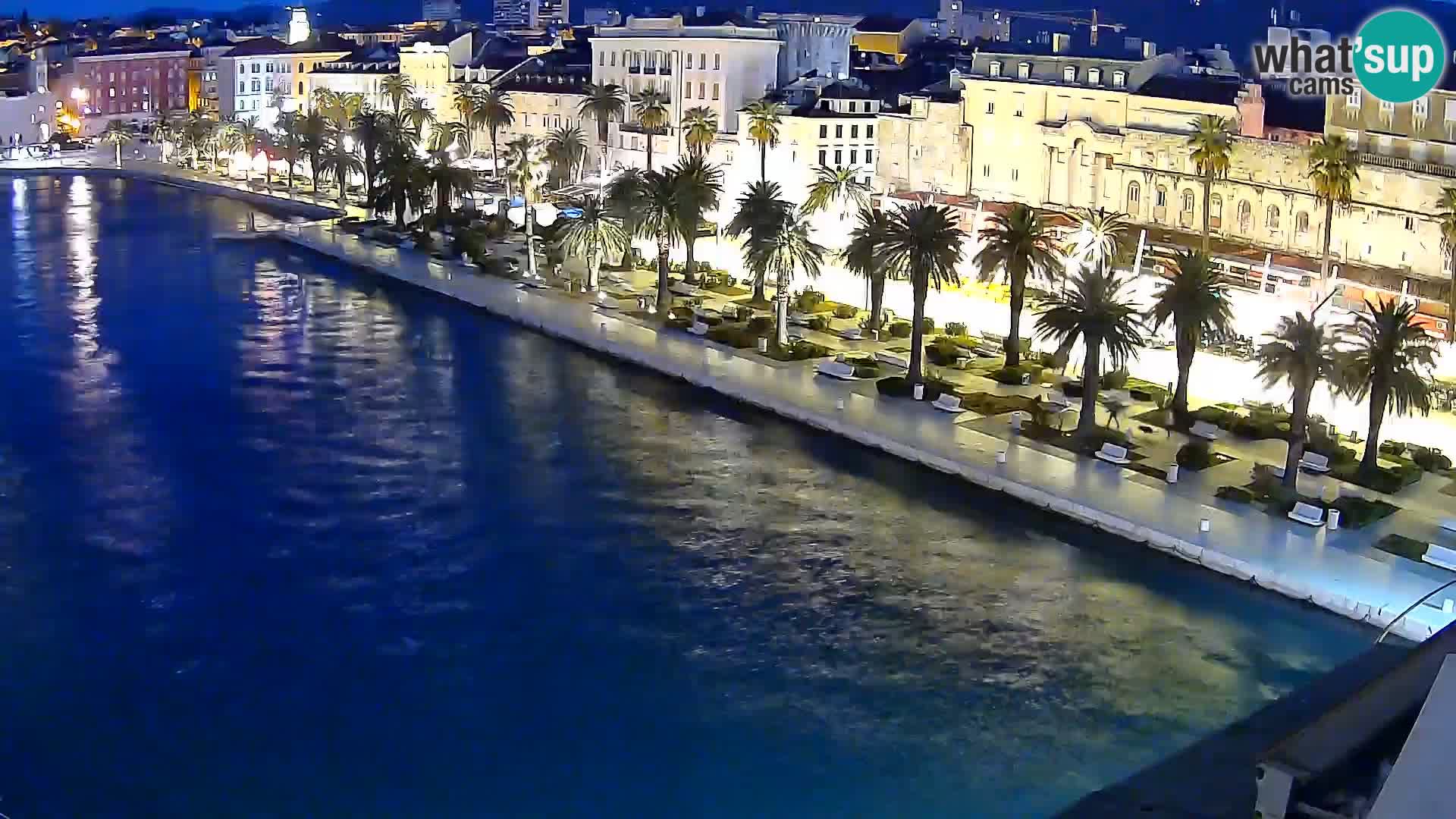 Webcam live Spalato riva e porto