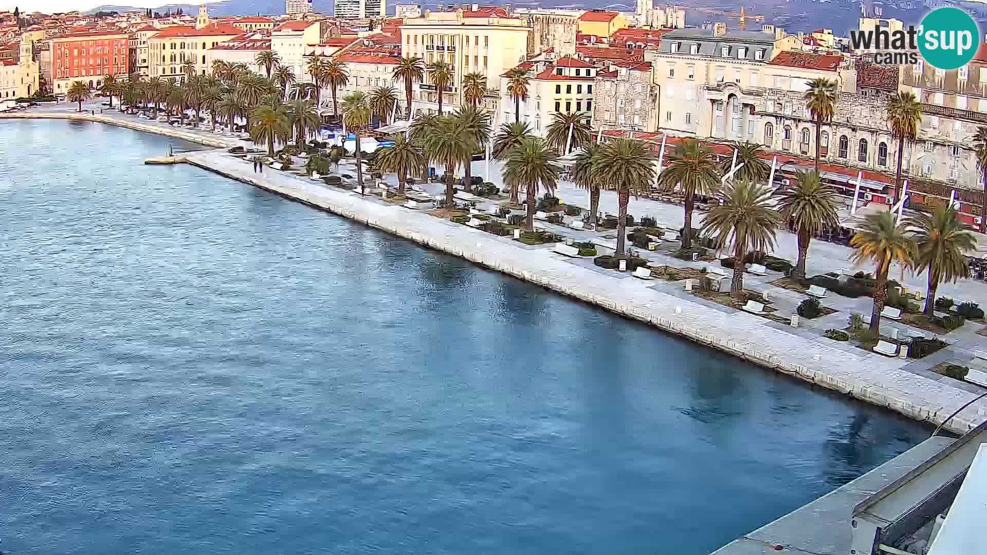 Webcam live Spalato riva e porto