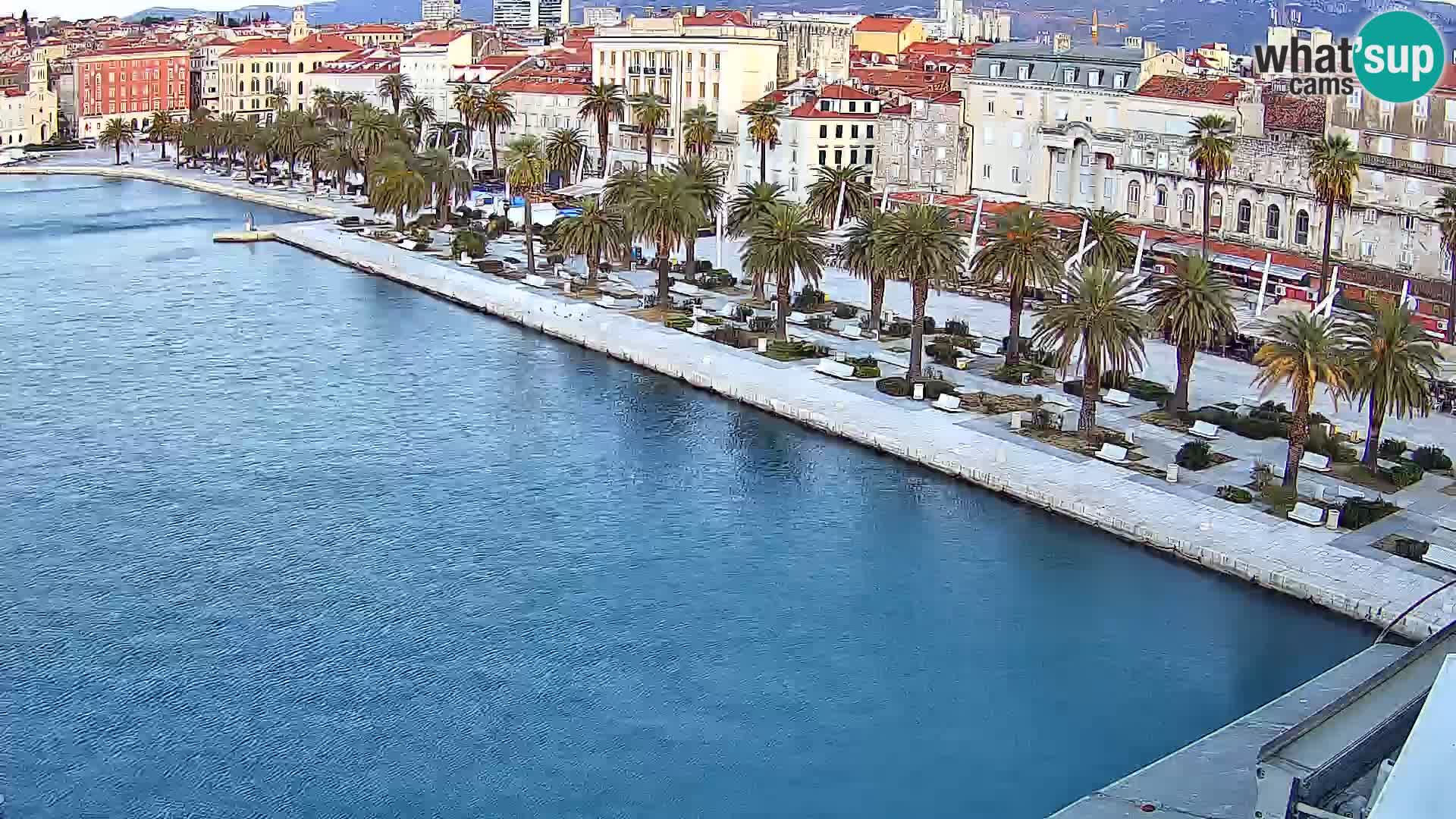 Webcam live Spalato riva e porto