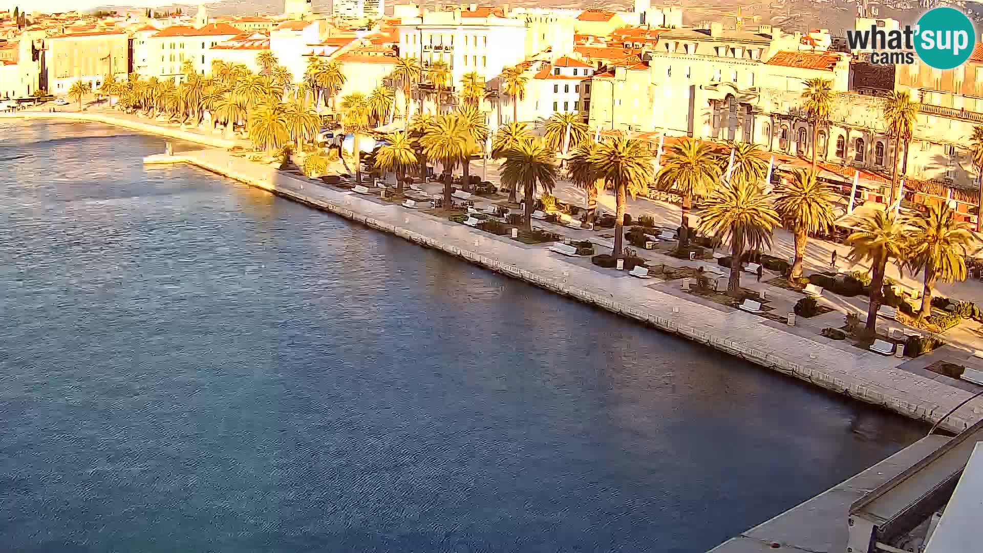 Webcam live Spalato riva e porto