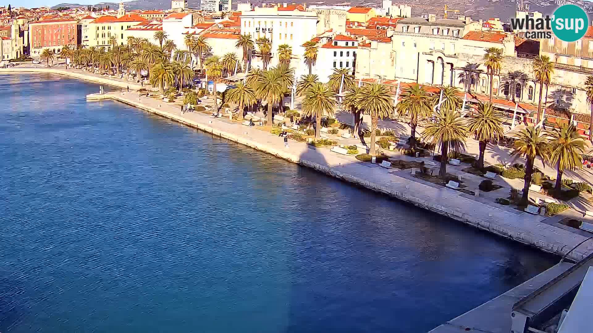 Webcam live Spalato riva e porto