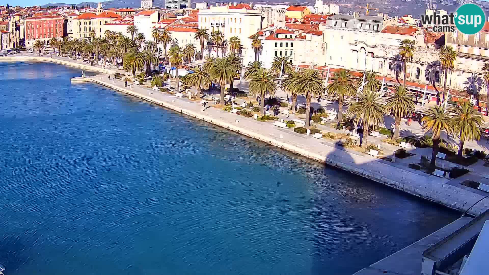 Webcam live Spalato riva e porto